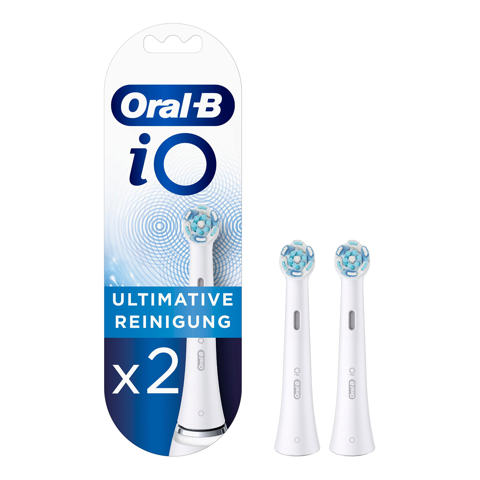 Braun Oral-B iO Ultimative Reinigung 2er Aufsteckbürsten weiß