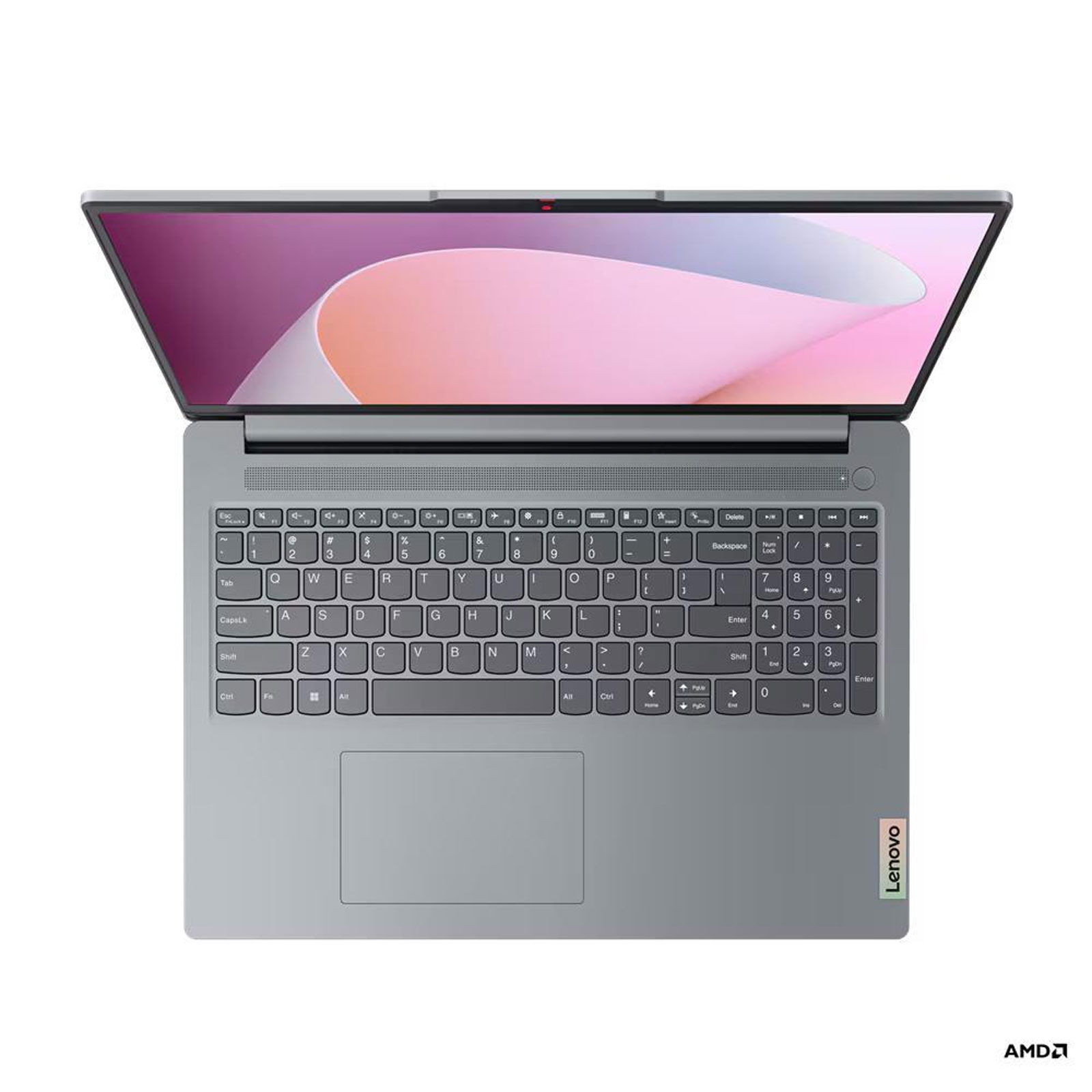 Lenovo Notebook IdeaPad Slim 3 16ABR8, Grau, 16 Zoll, WUXGA, IPS, AMD Ryzen 5 7430U, 16 GB, 512 GB M.2 SSD (82XR0082GE)