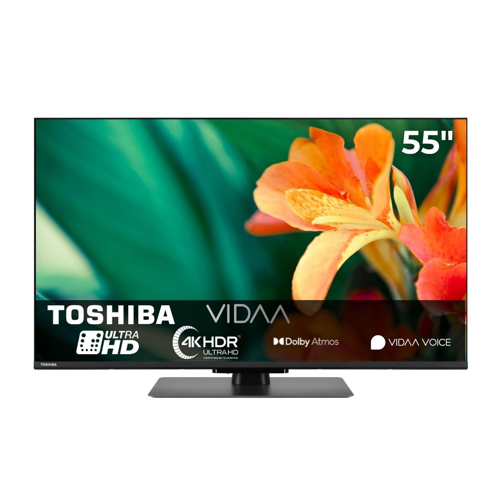 TOSHIBA 55UV6F68DA LED TV (55 Zoll (139 cm), 4K UHD, HDR, Smart TV, Sprachsteuerung (Alexa), Dolby Atmos, VIDAA)