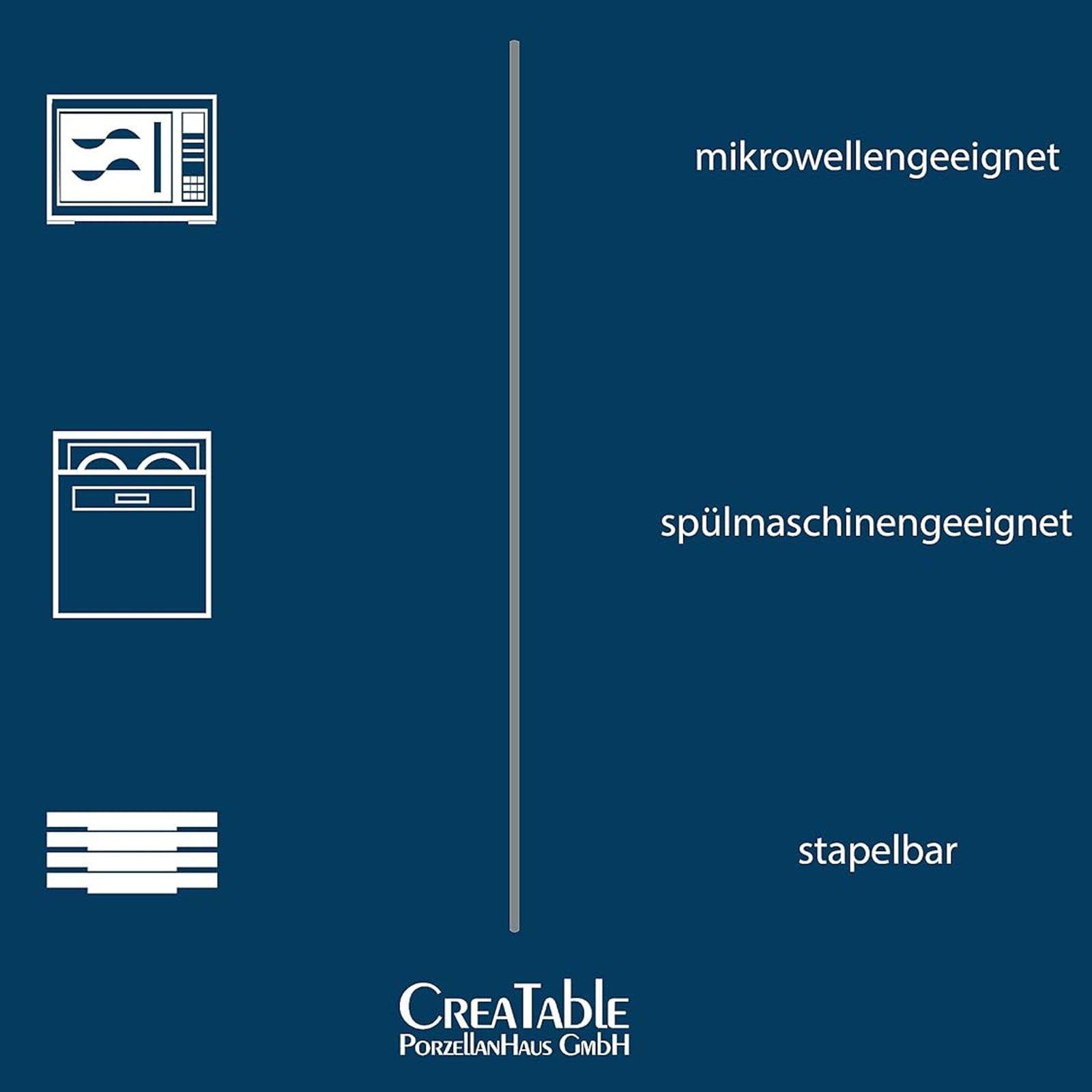 CreaTable Mexico 17178 Teller Set, 18-teilig