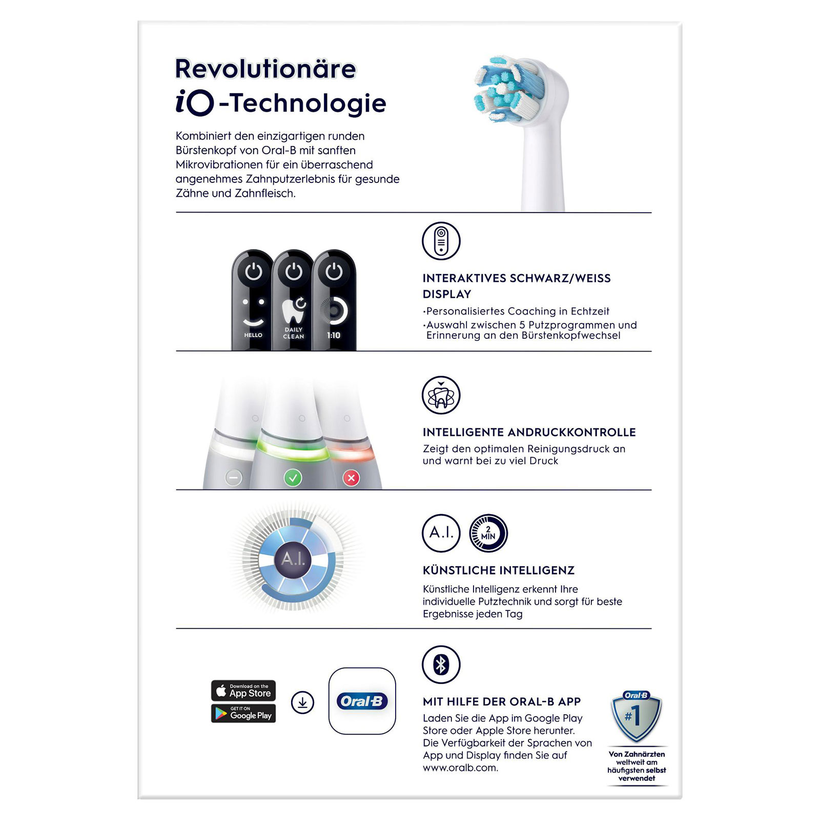 Oral-B Zahnbürste iO 6 Grey Oral-B Zahnbürste iO 6 Grey