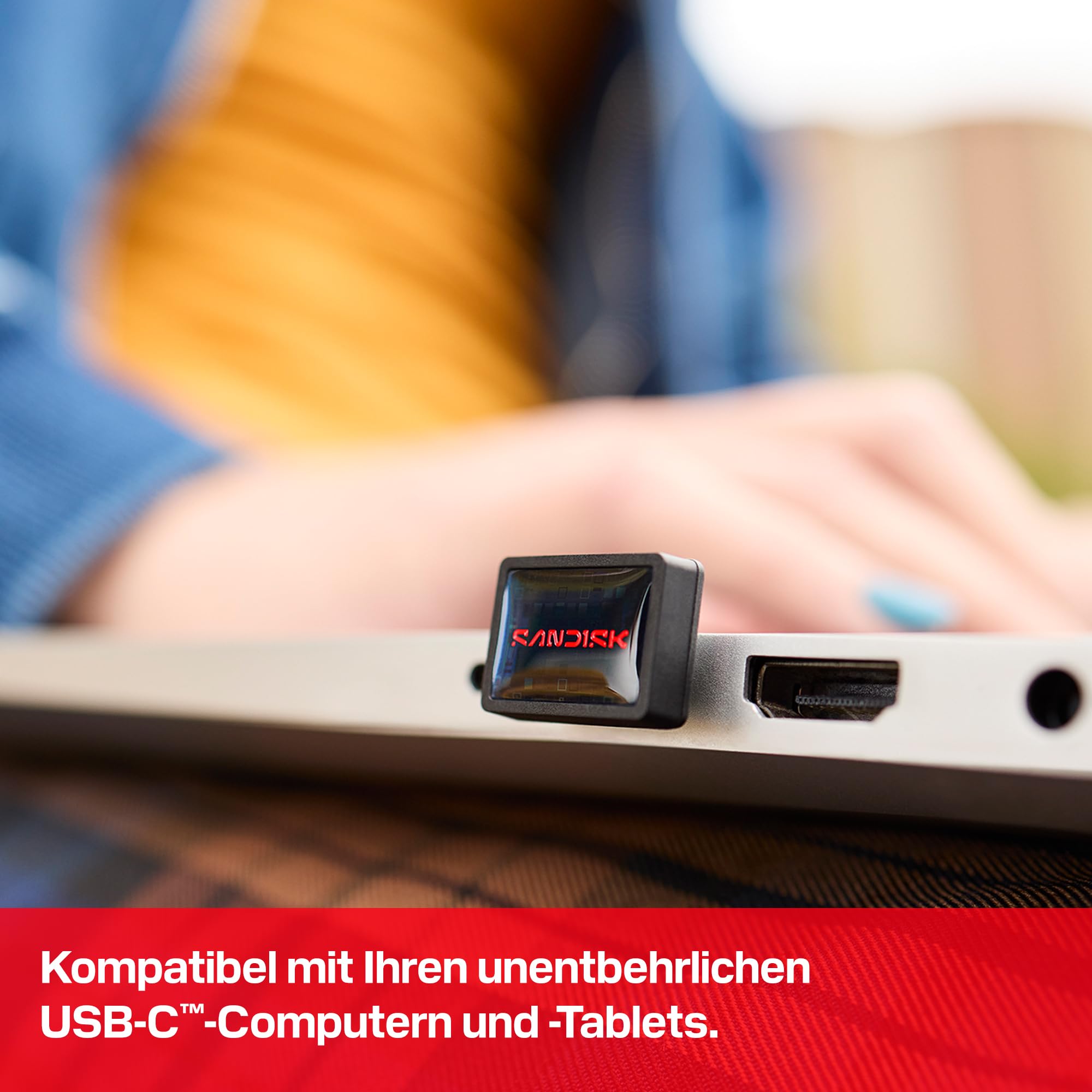 SANDISK Extreme Fit USB Flash-Laufwerk 256 GB