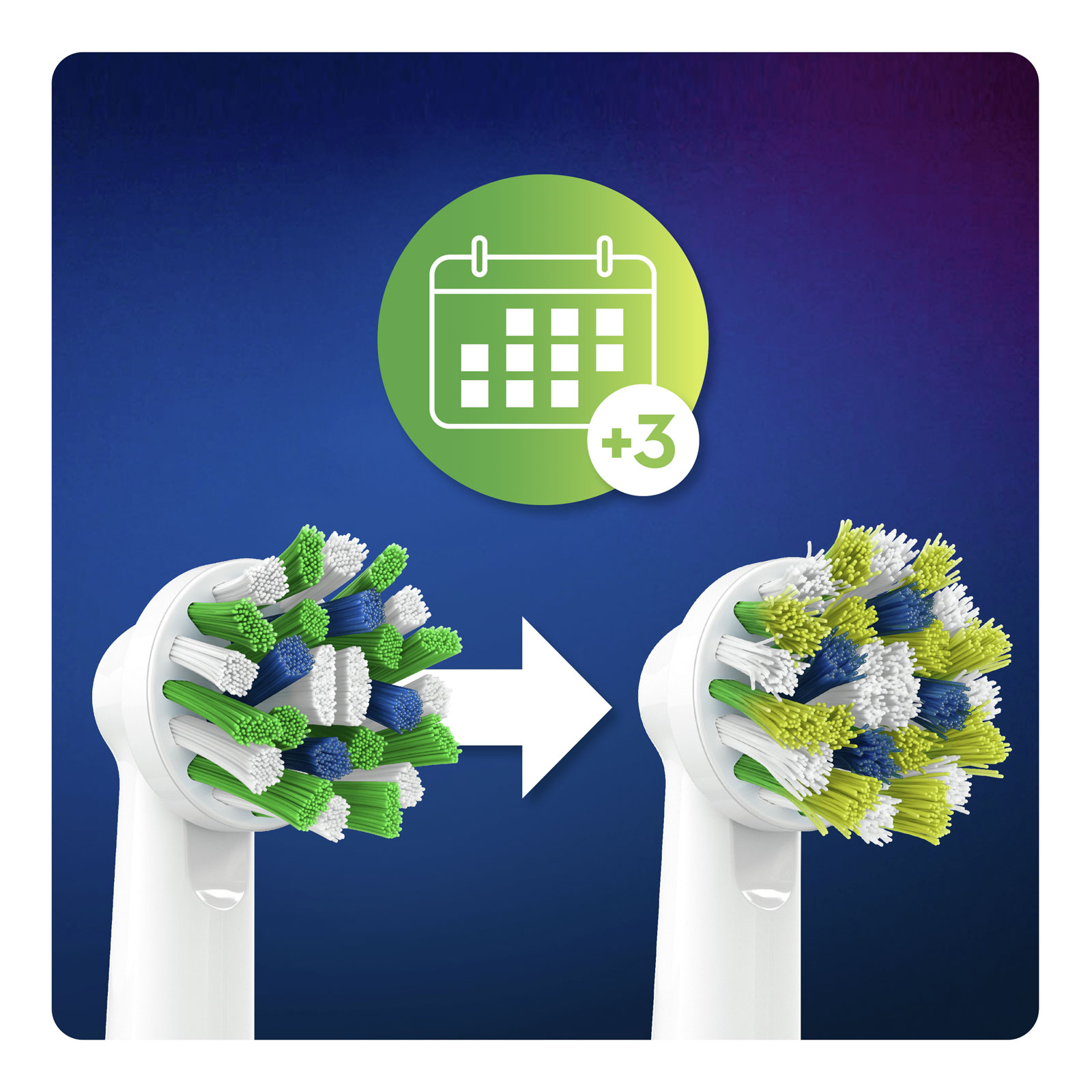 Oral-B CrossAction  Aufsteckbürsten