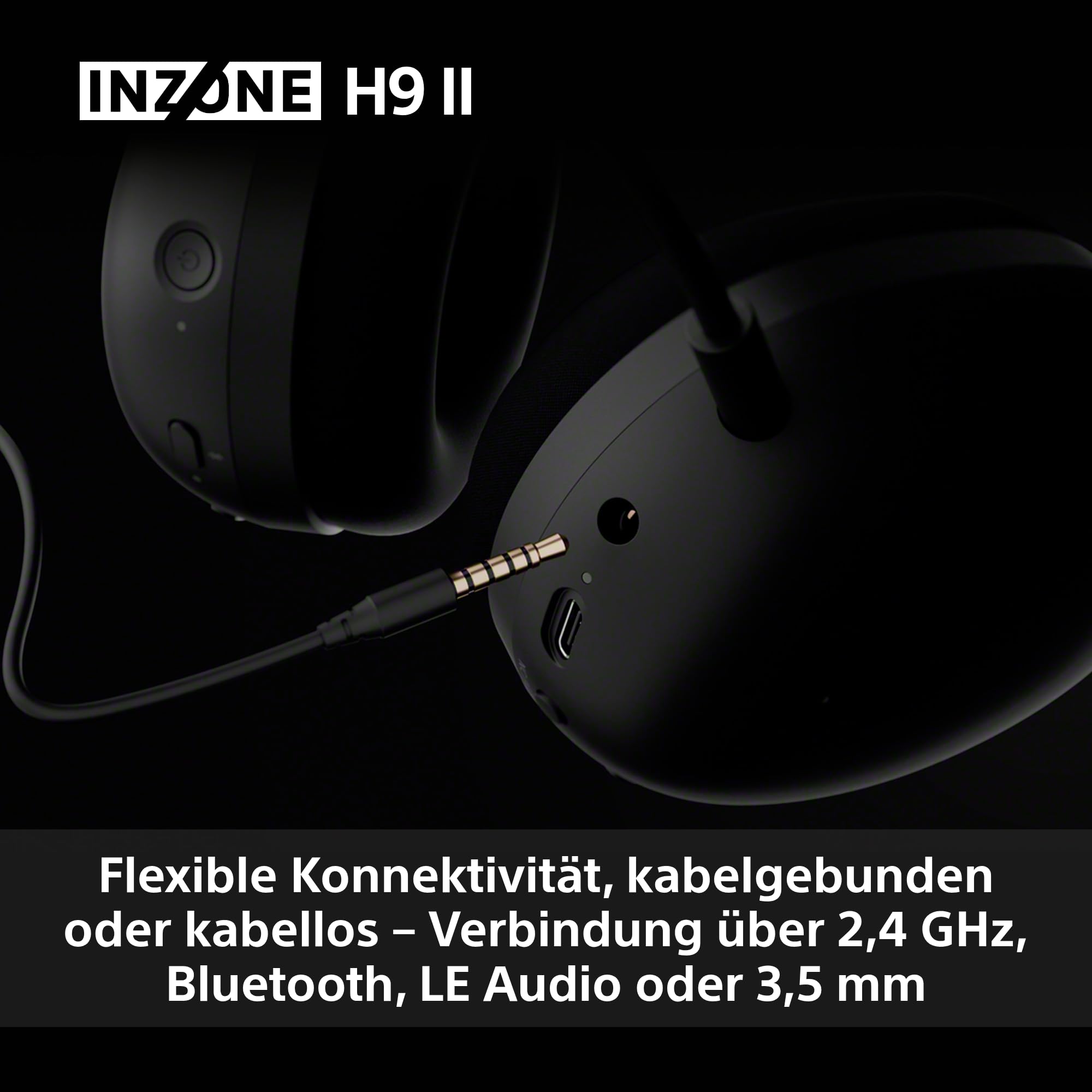 Sony INZONE H9 II Kabelloses Noise Canceling PC-Gaming Headset, Leicht