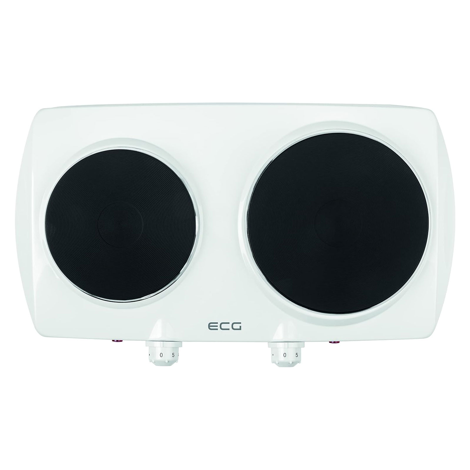 ECG Doppelkochplatte EV 2512 White