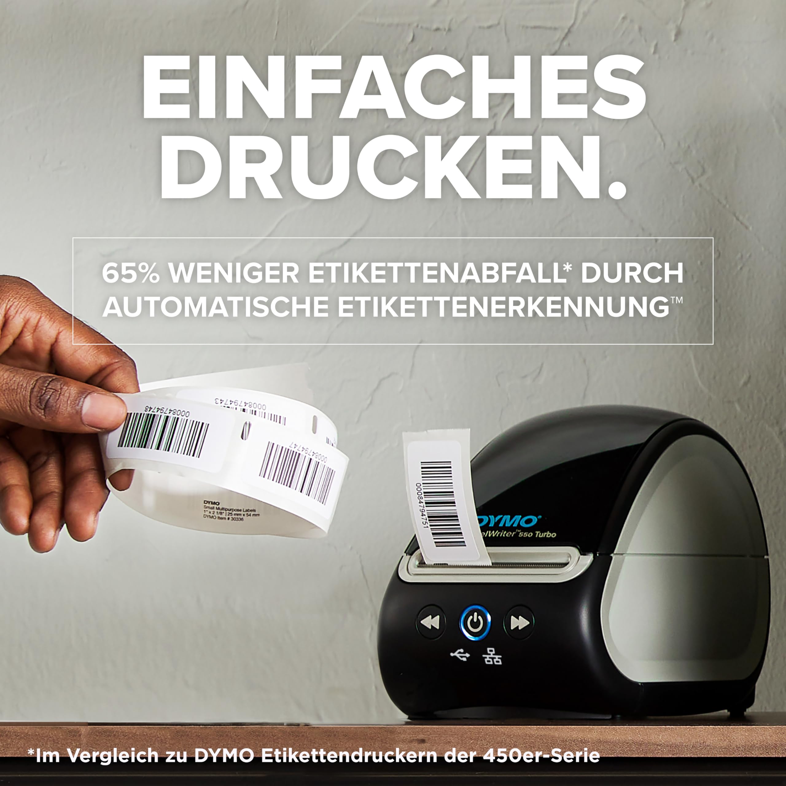 Dymo LabelWriter 550 Turbo Netzwerkfähig 90Stk/Min Etikettendrucker