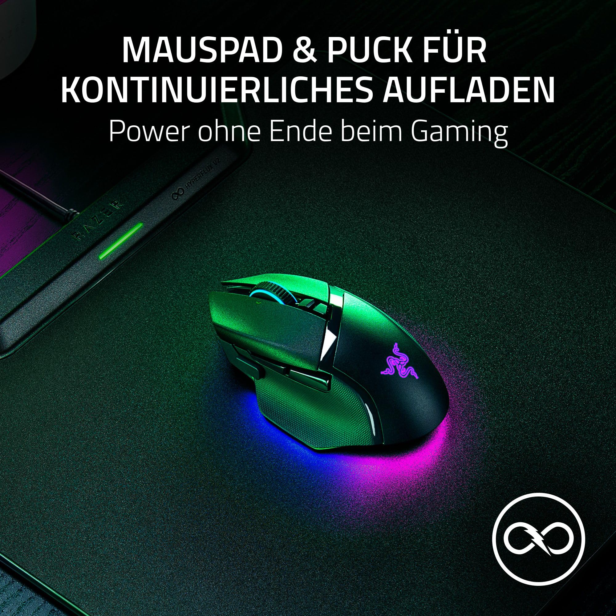 Razer HyperFlux V2 - Kabelloses Lademauspad System für Gaming-Mäuse