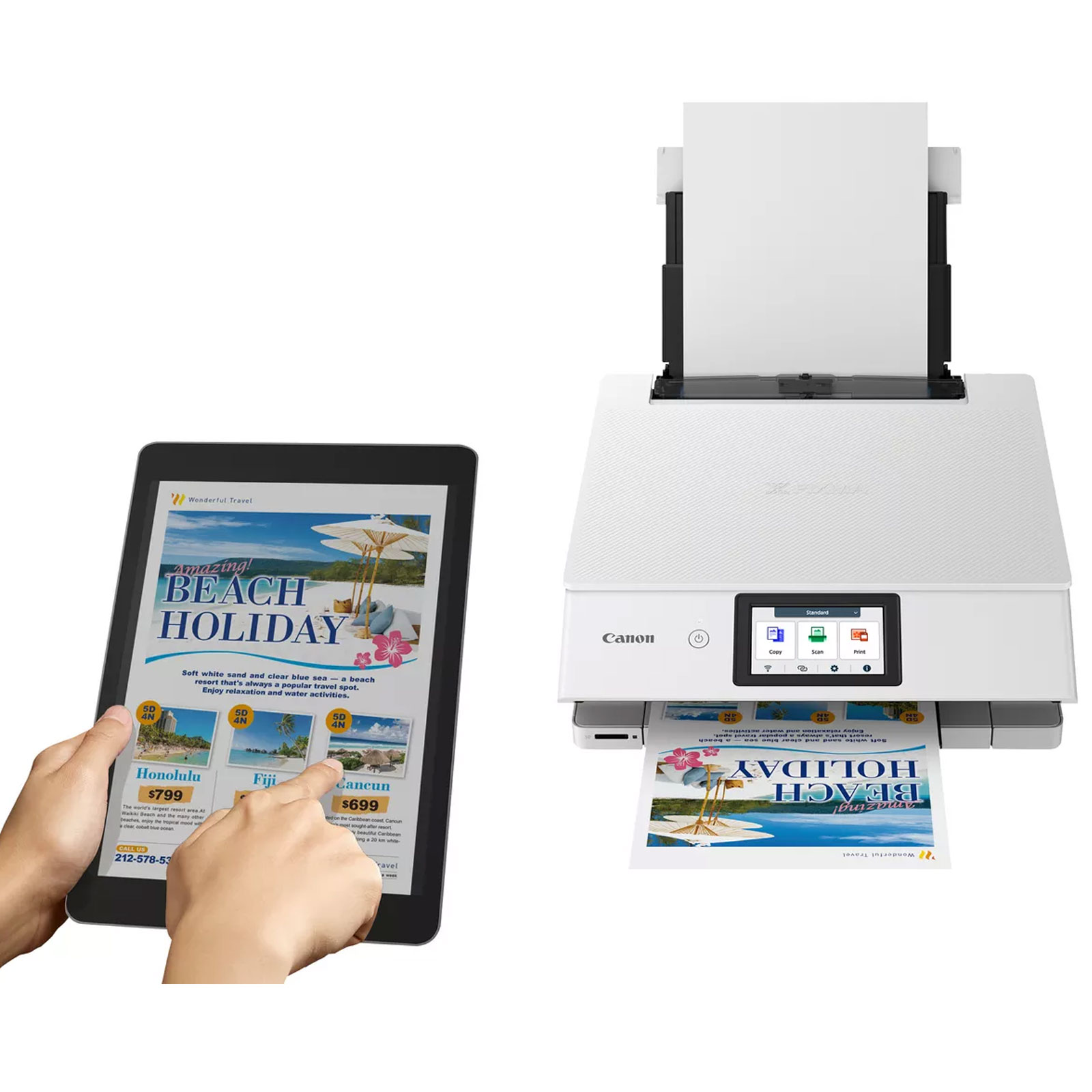 Canon PIXMA TS8751 WLAN-Farb-Multifunktionsfotodrucker