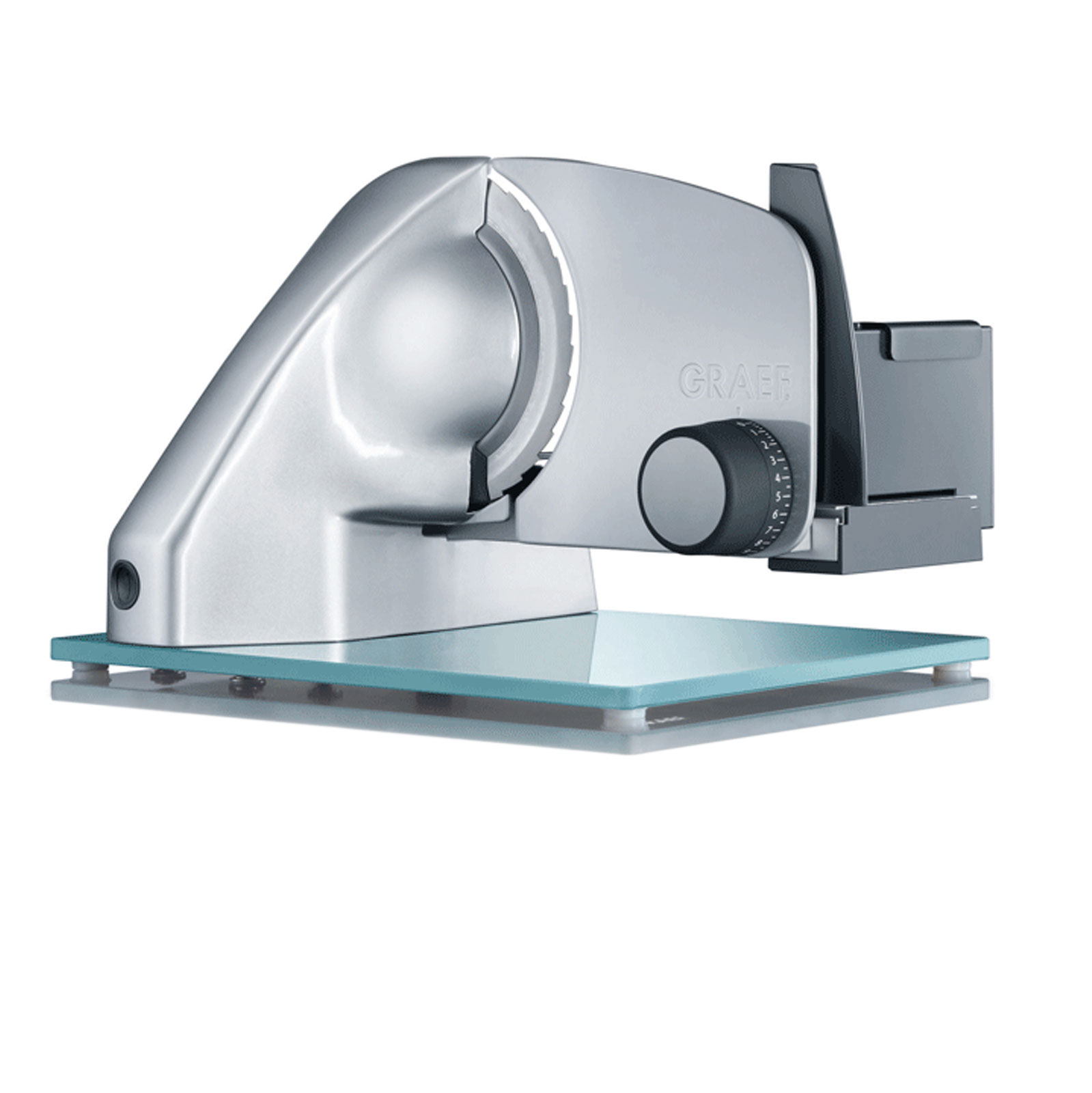 GRAEF Vivo V 20 Allesschneider + Echtwerk Brotbox Schwarz