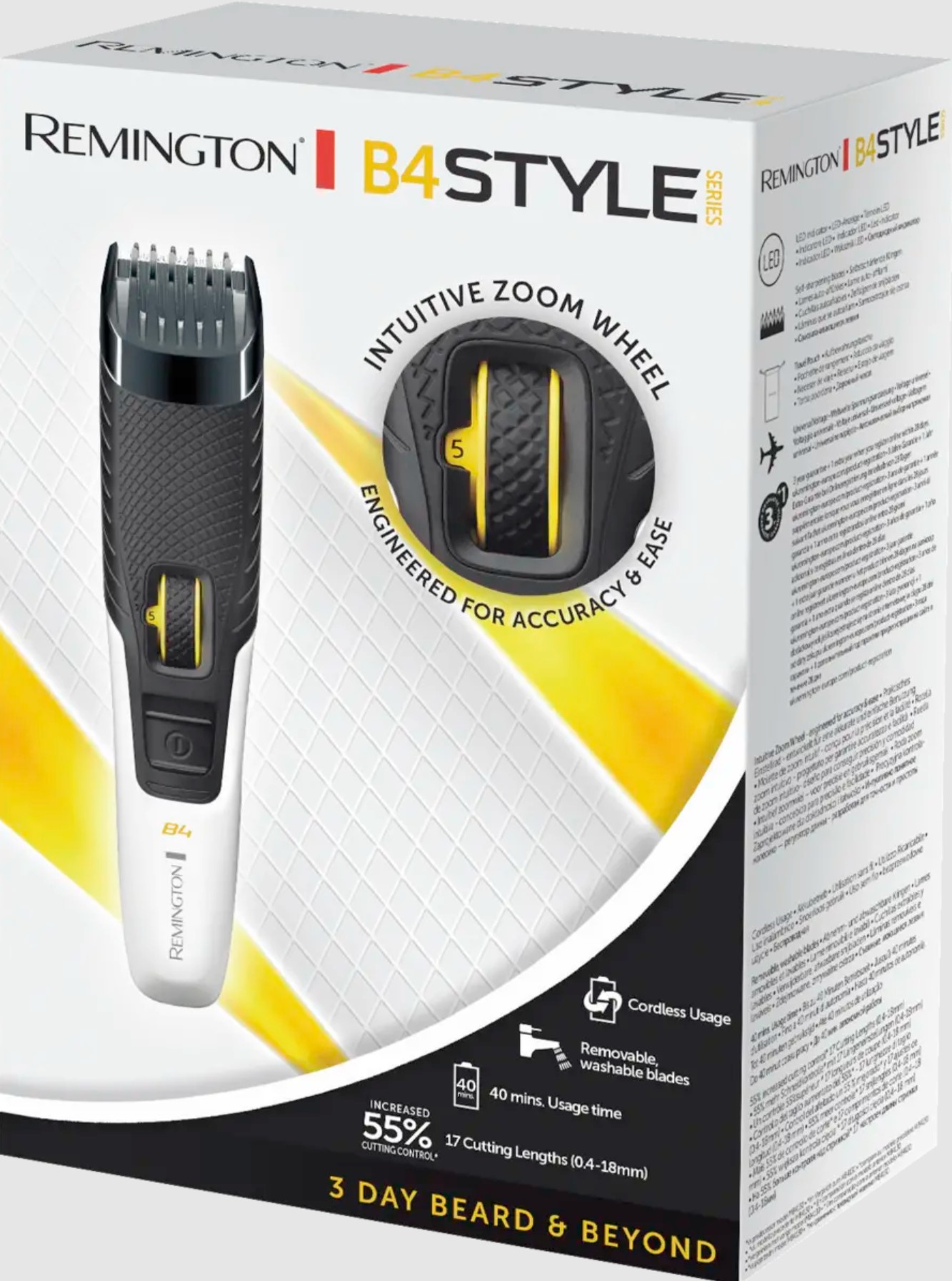 Remington MB 4000 Style Series B4 Bartschneider weiß / schwarz