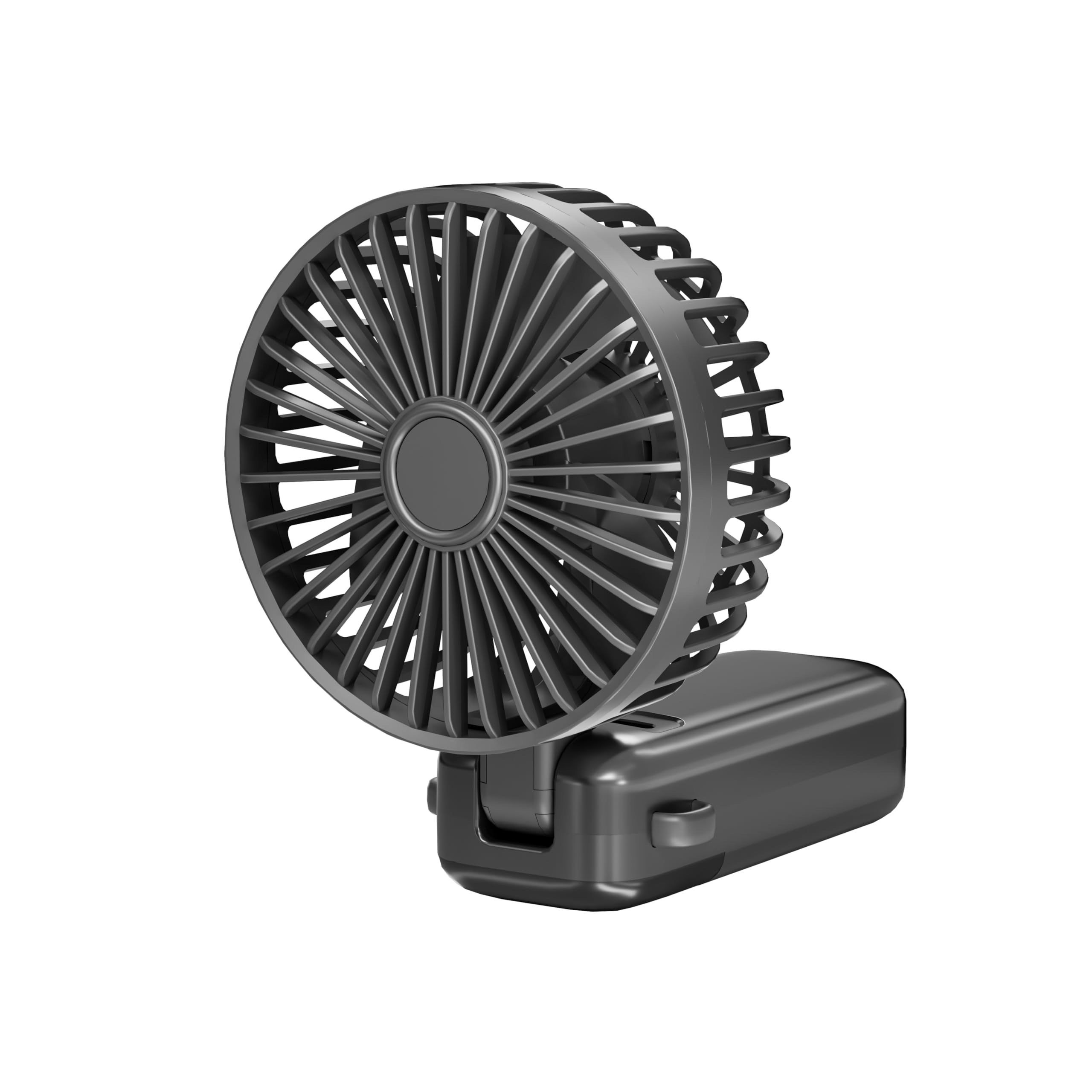 Xlayer Ventilator klappbarer Handventilator mit Smartphone Halterung