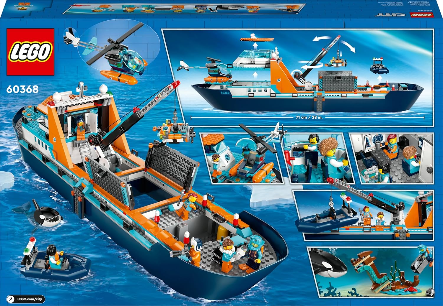 LEGO City Arktis-Forschungsschiff 60368