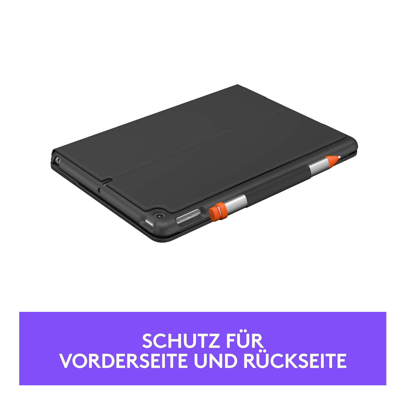 Logitech Slim Folio for IPad (7th generation) - graphite