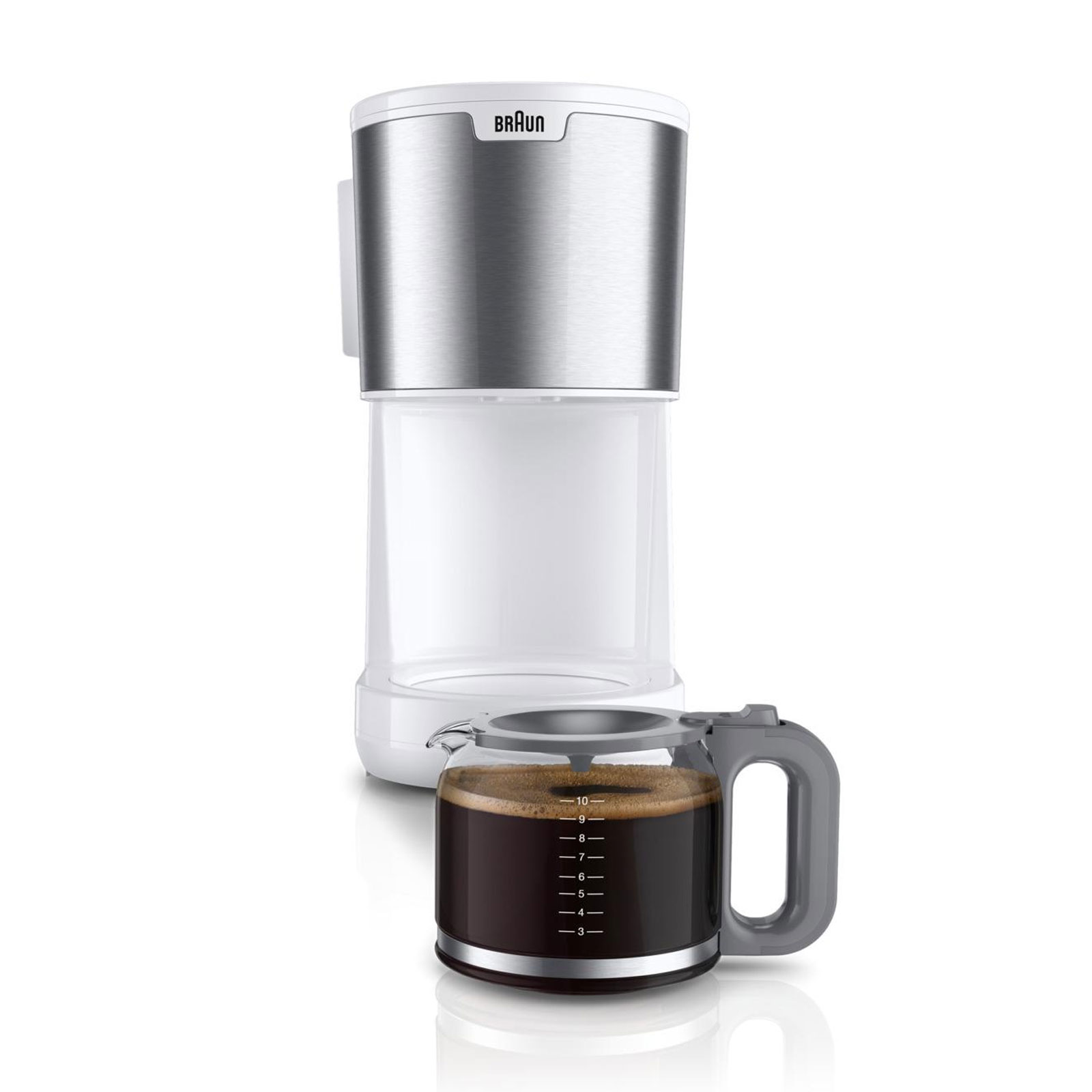 Braun KF1500WH PureShine Filterkaffeemaschine schwarz