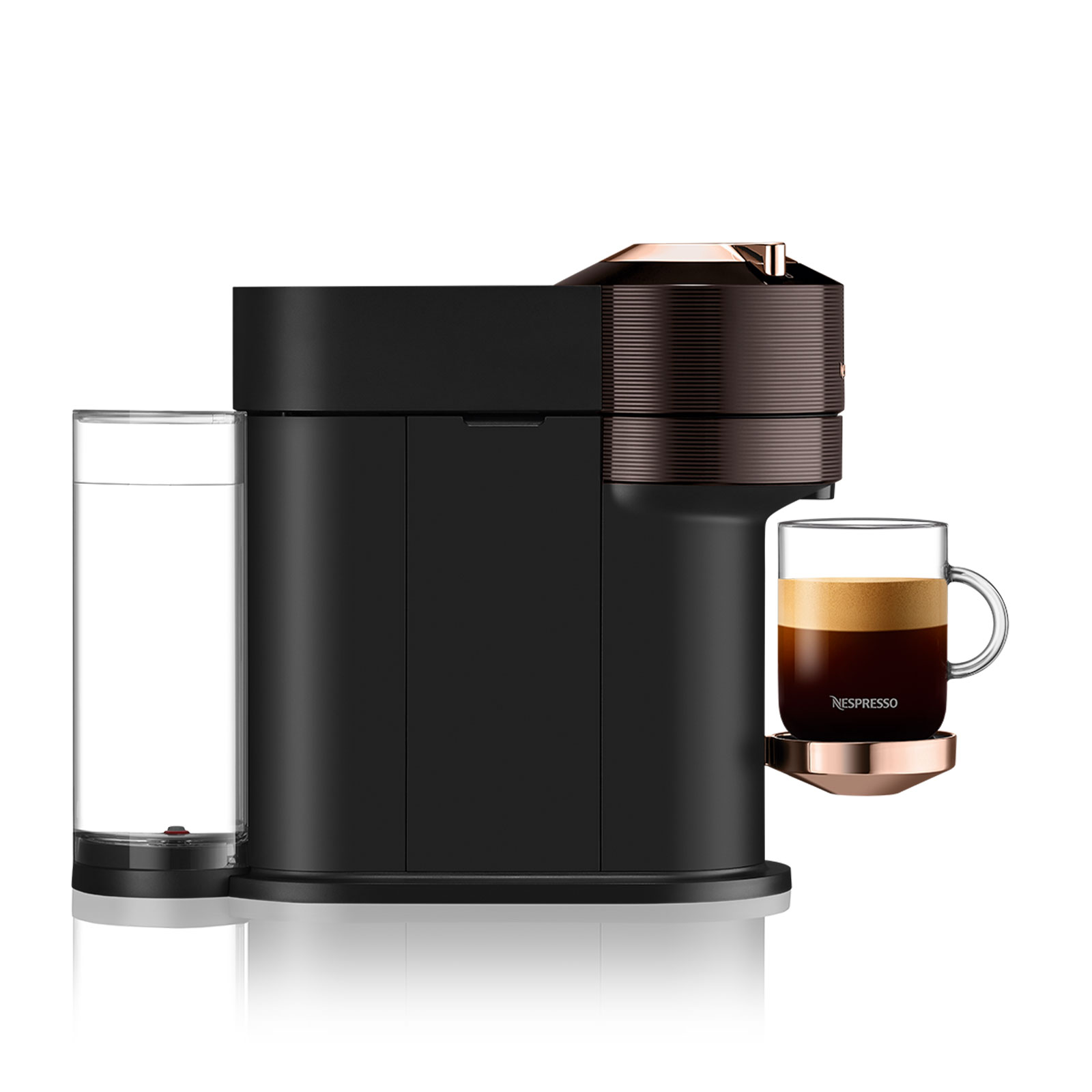 Nespresso Relove Vertuo Next Premium Rich Brown Kapselmaschine inkl. Aeroccino 3 Milchaufschäumer