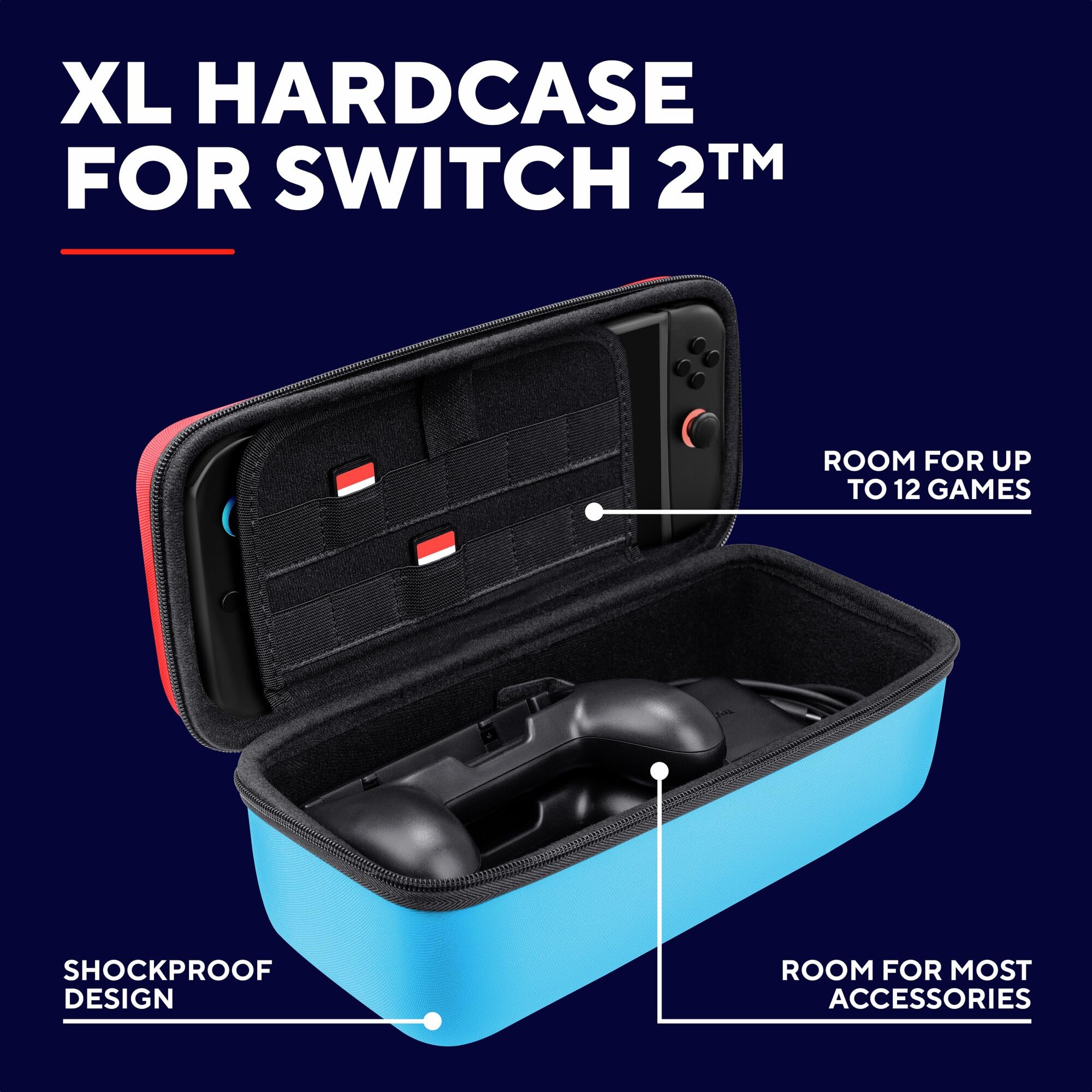 GXTrust 1252 XL Tasche für Nintendo Switch 2 Schutzhülle mit Tasche
