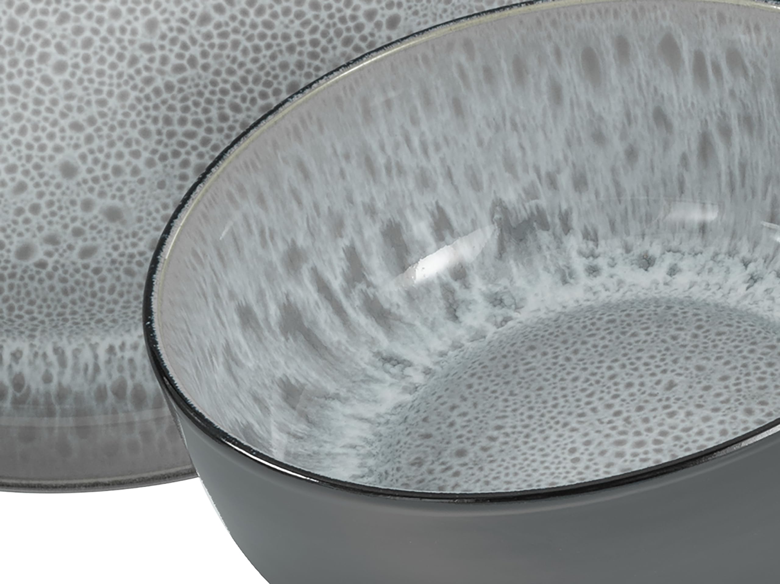 CreaTable 19928 Kombiservice Serie Nordic Fjord Frost 16-tlg. 4 Personen