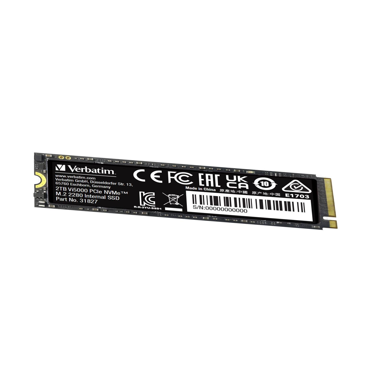 Vi5000 PCIe NVMe M.2 SSD 2TB