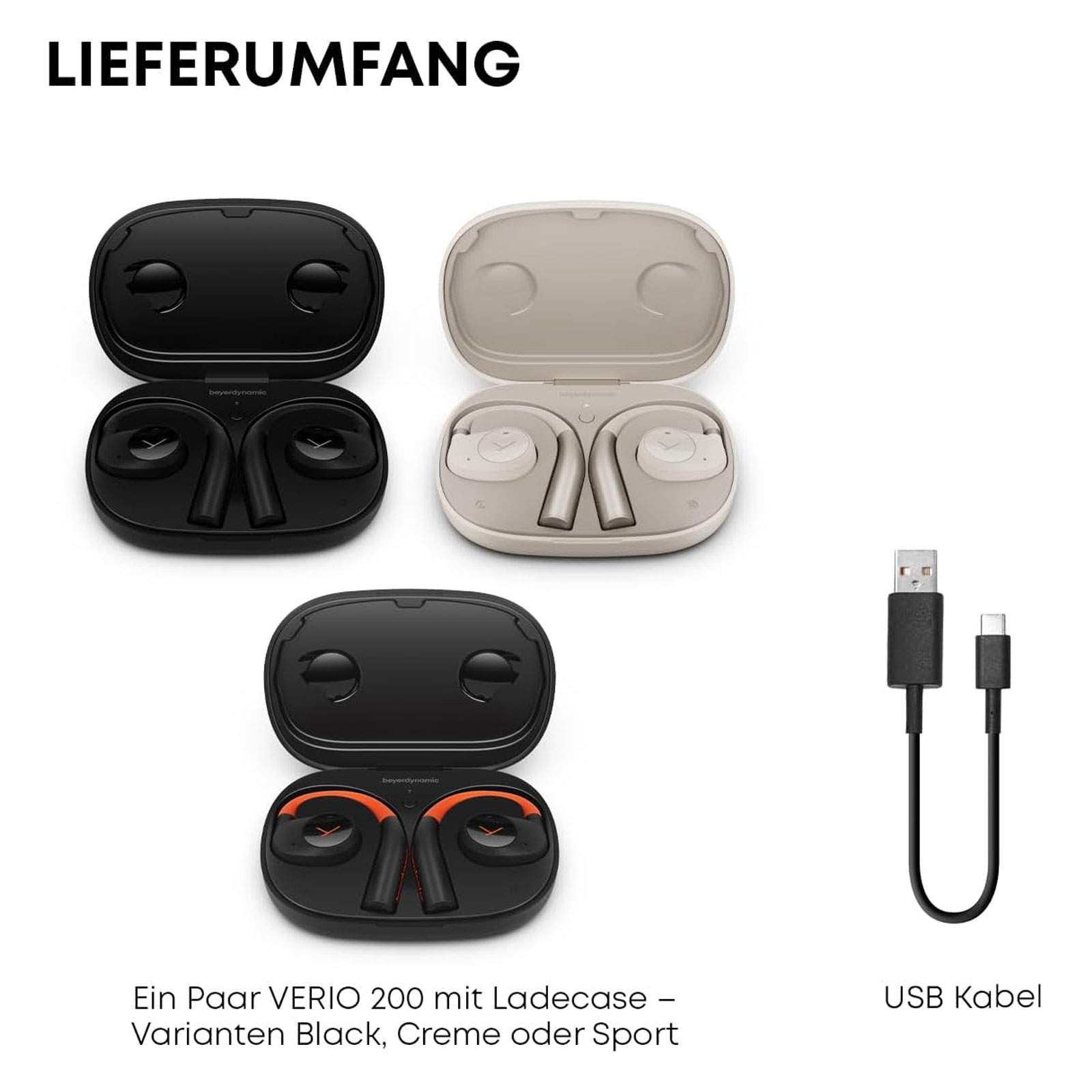 beyerdynamic Bluetooth Open-Ear-Kopfhörer "Verio 200"