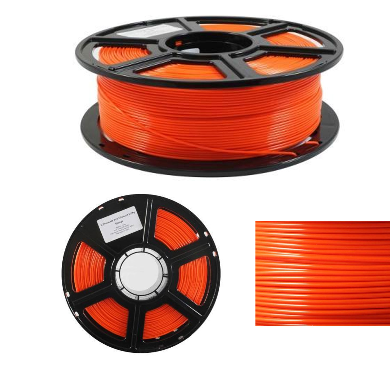 FLASHFORGE PLA HS Filament, Orange, 1,75 mm, 1 kg (FF0693)