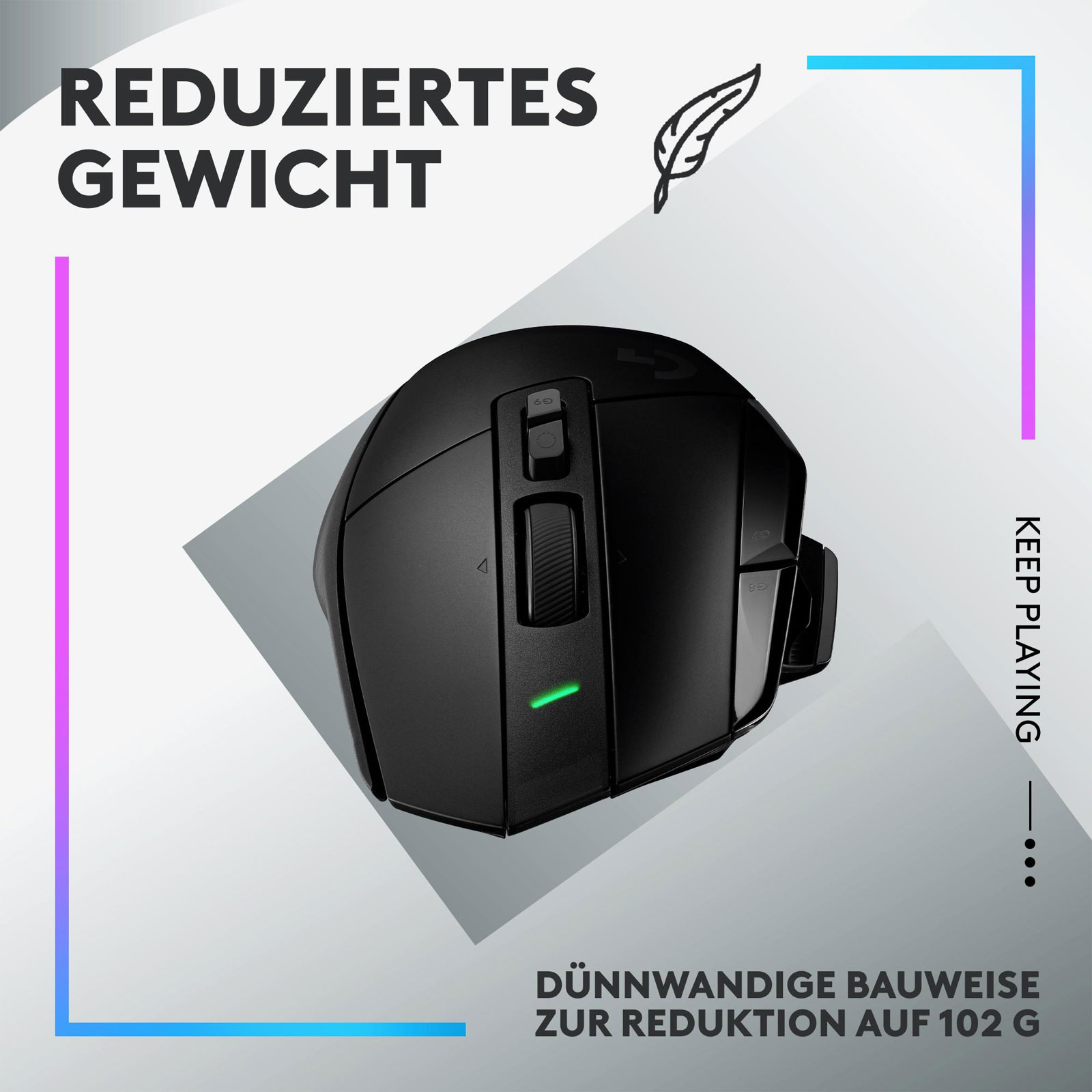 Logitech G502 X Lightspeed Wireless Maus USB-C