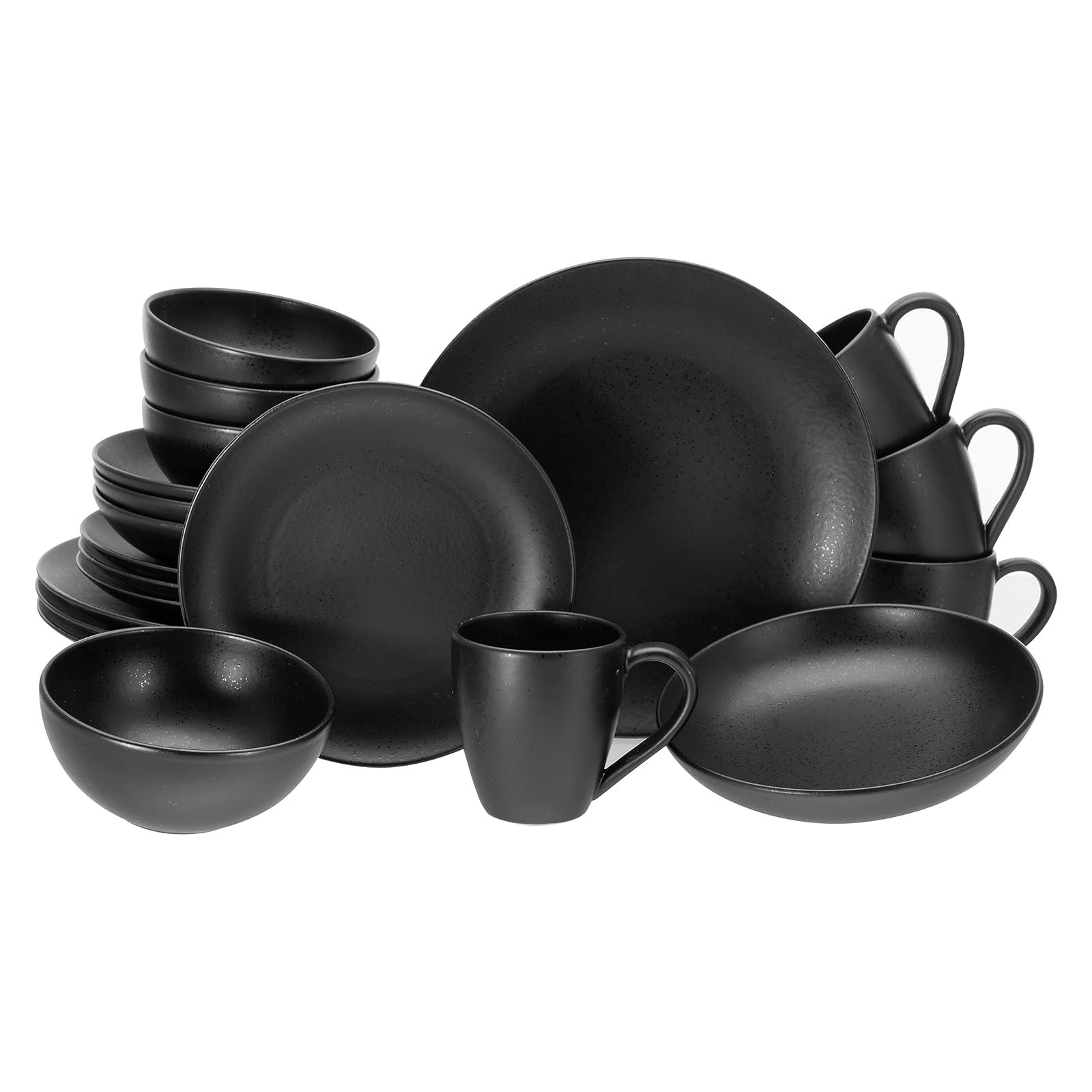 CreaTable Magic Black 16815 Kombiservice, 20-teilig