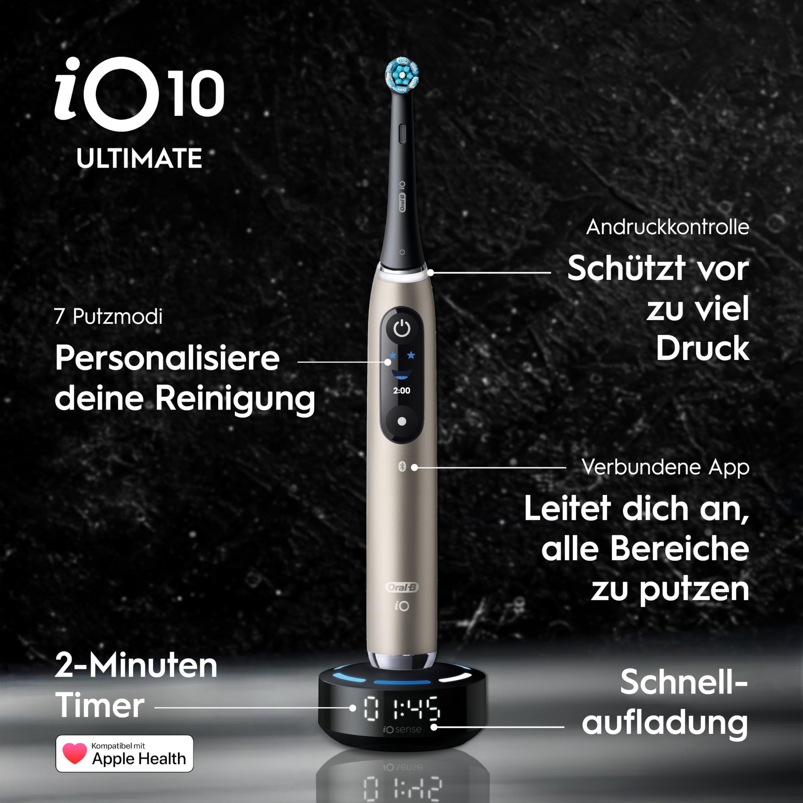 Oral-B iO Series 10 Elektrische Zahnbürste — Electric Toothbrush