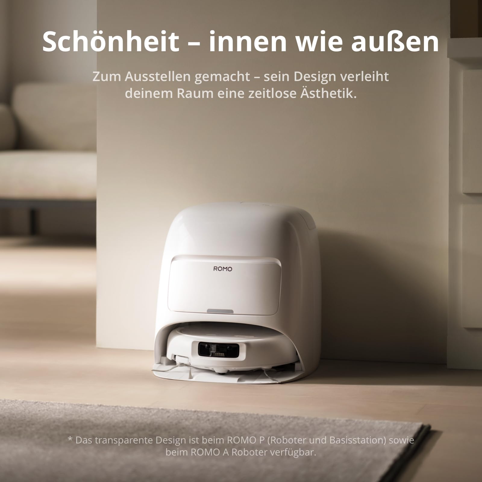 DJI ROMO S Saugroboter mit Wischpads