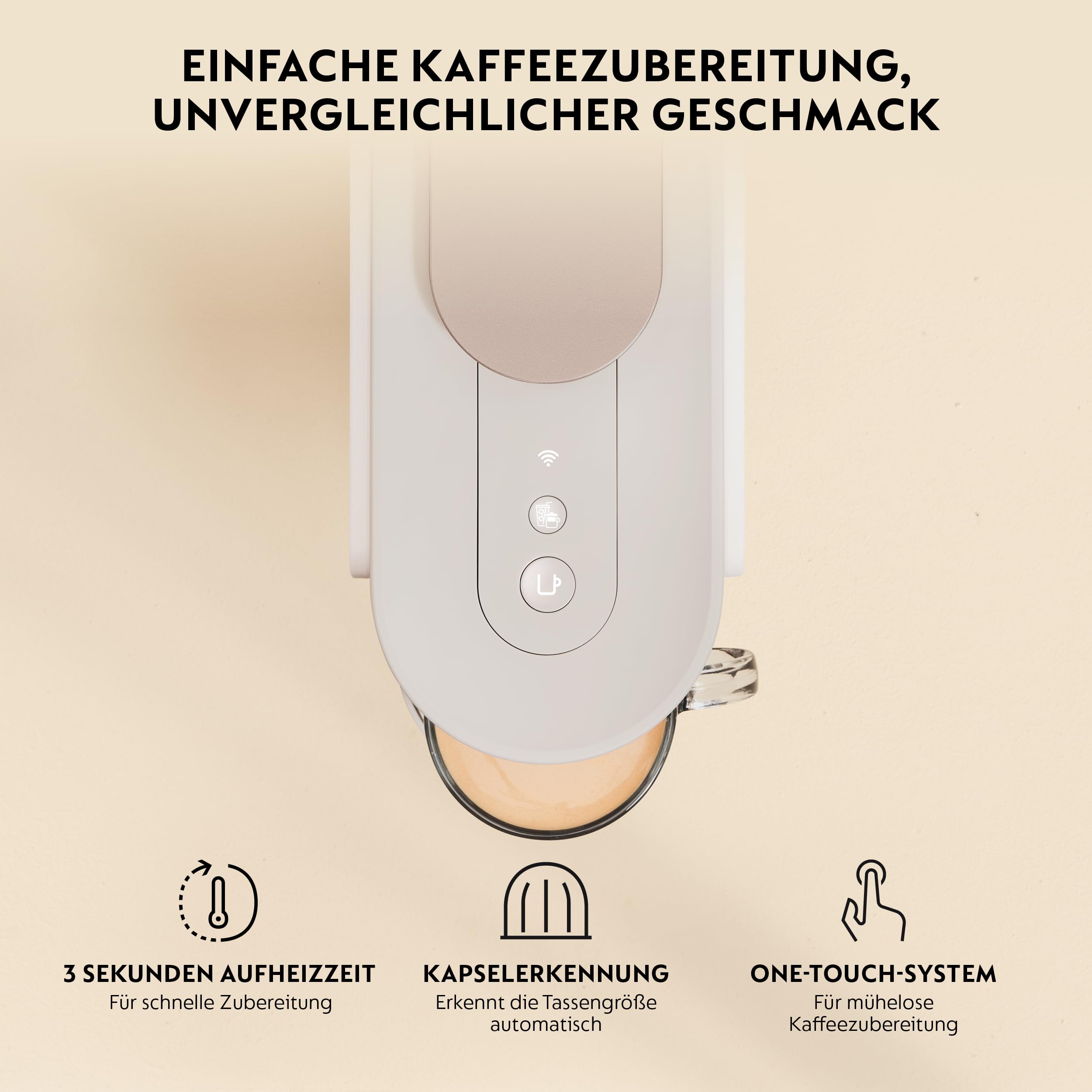Nespresso Vertuo Up ENV200.W Kapselkaffeemaschine für 7 Tassengrößen