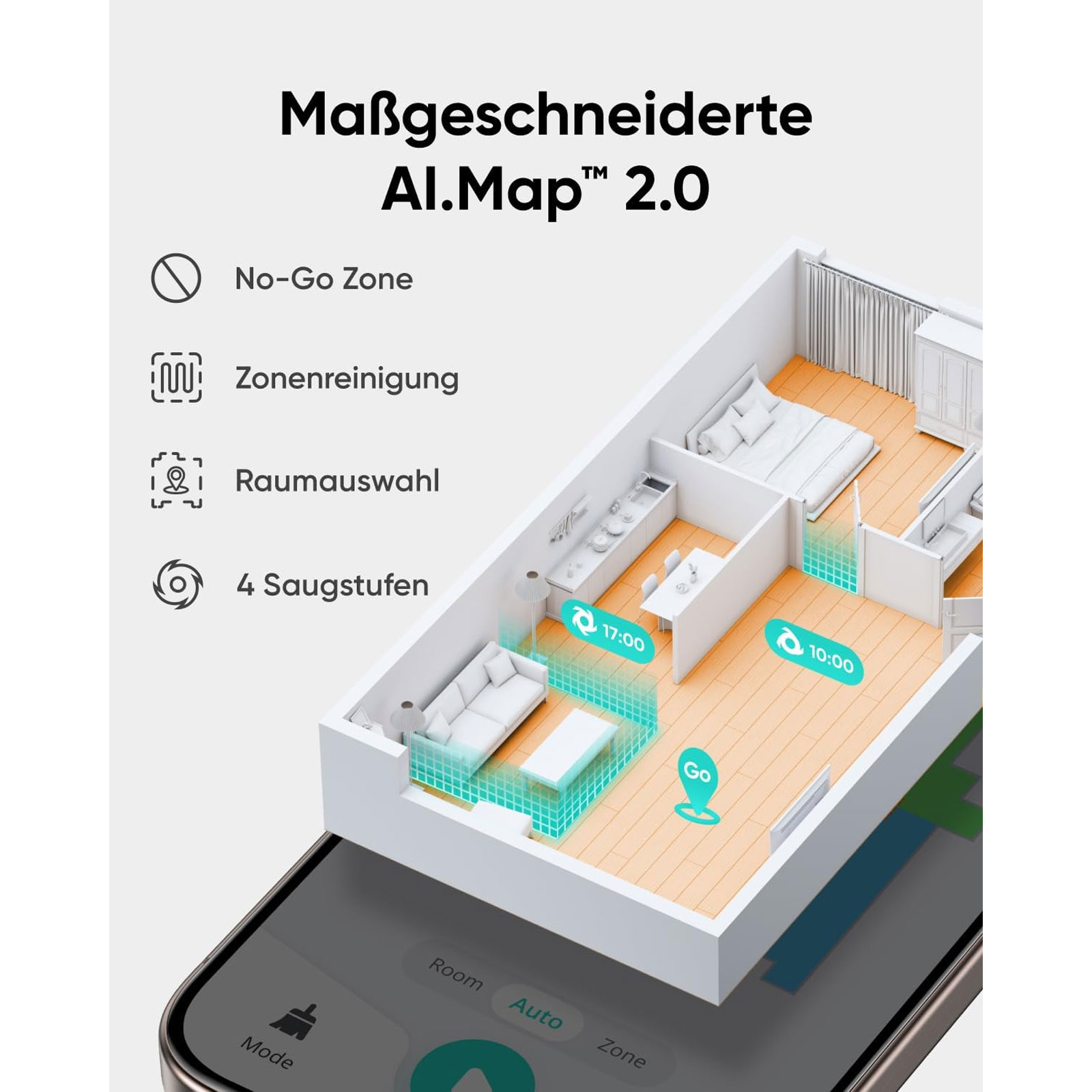 Eufy L60 Hybrid SES Saugroboter mit Wischfunktion