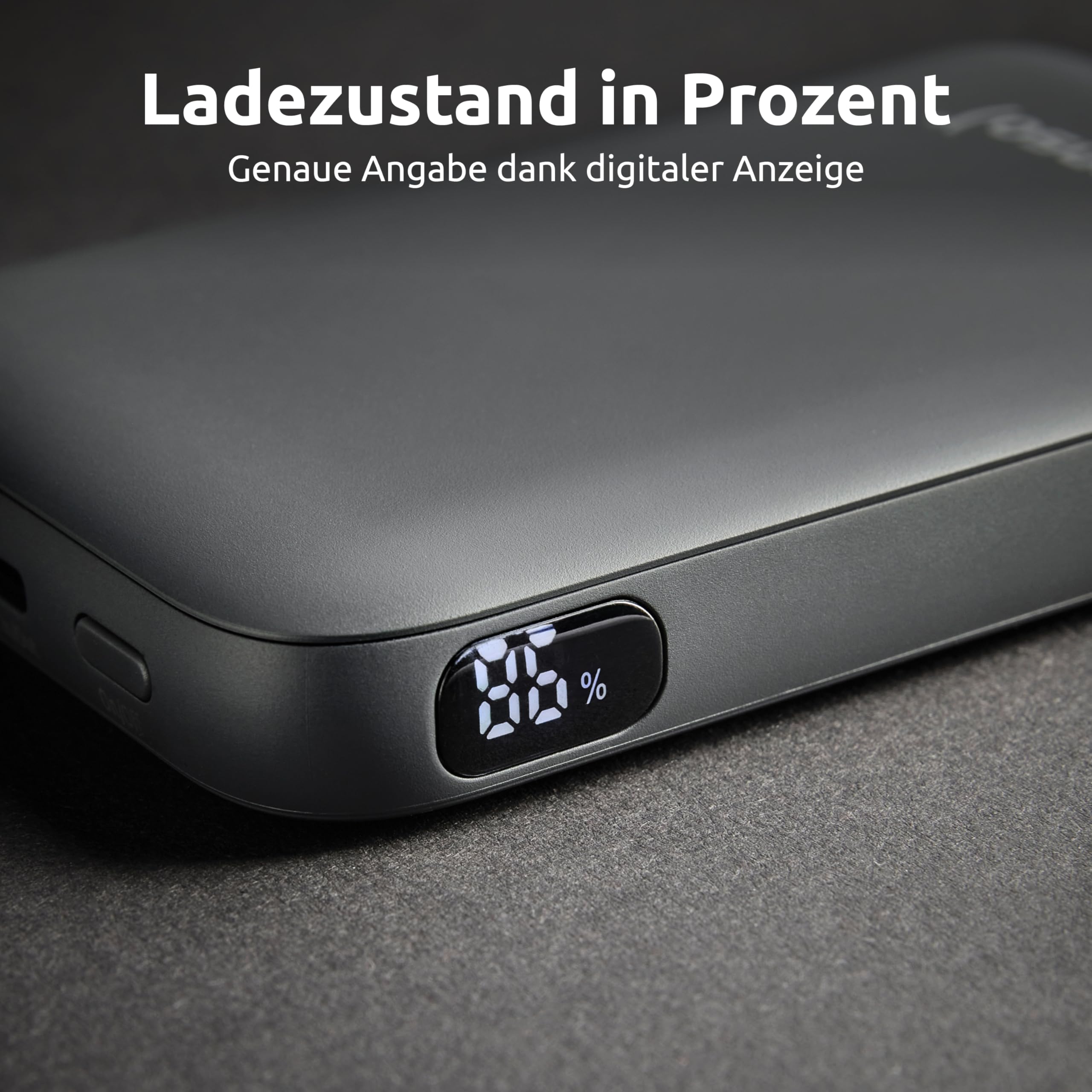 Intenso S10000 Powerbank mit integriertem USB-C Kabel