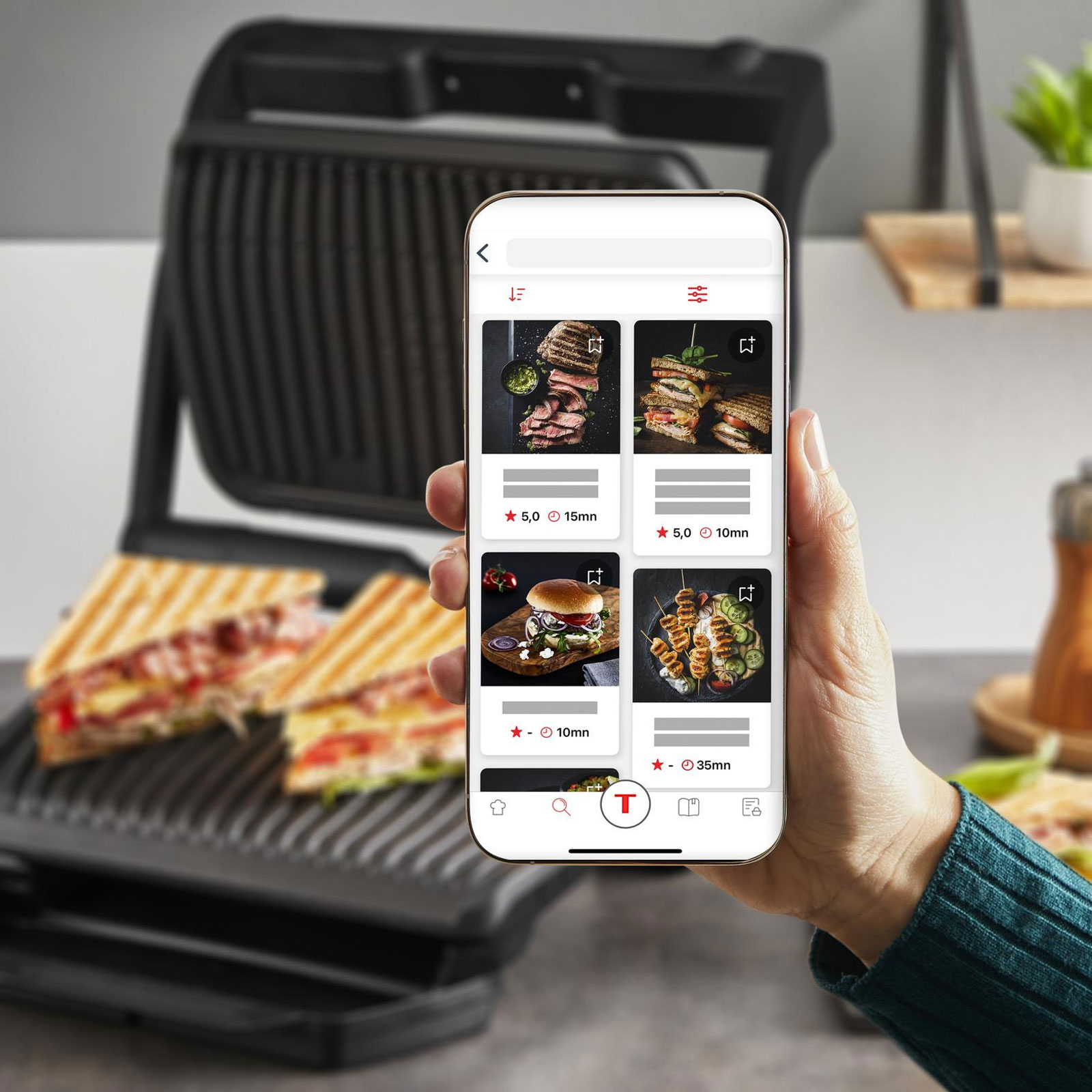 TEFAL Kontaktgrill GC7178 OptiGrill+ TEFAL Kontaktgrill GC7178 OptiGrill+