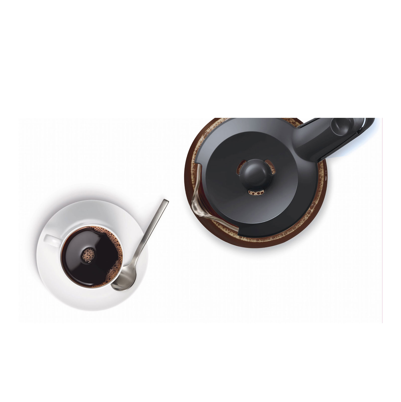 Bosch TKA6A047 Kaffeemaschine creme/dunkelgrau