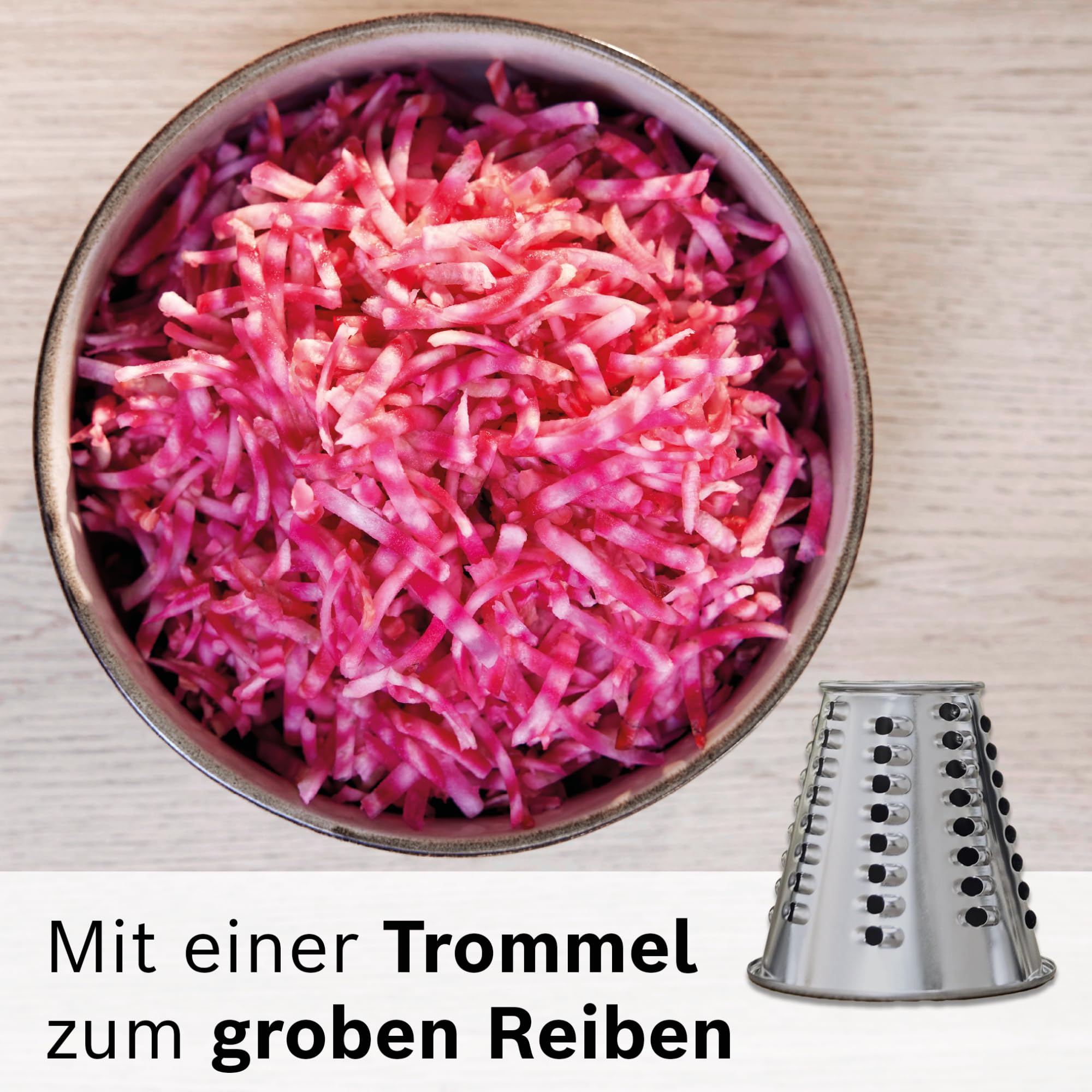 Bosch Zubehör Trommelraspel für Fleischwolf Serie 4 und Serie 6