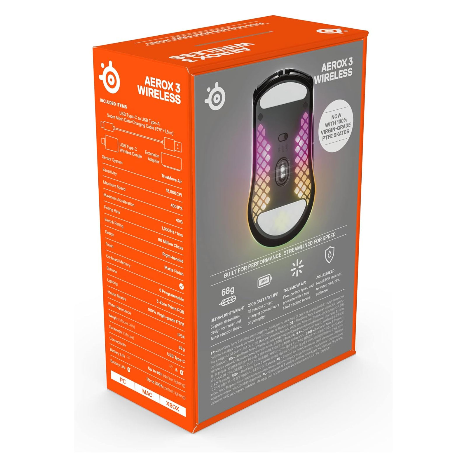 STE Aerox 3 Wireless Onyx