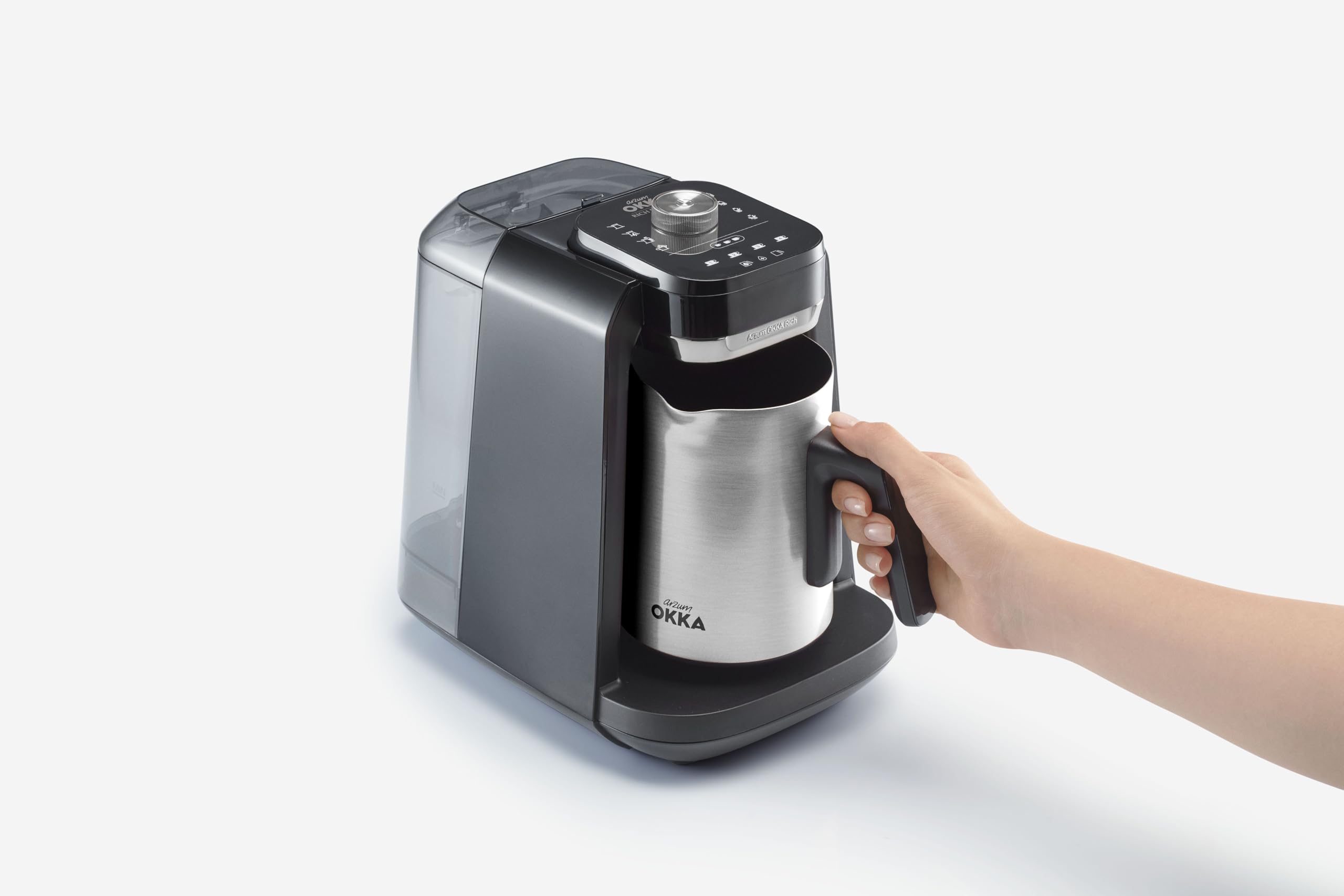 Arzum OK0038-0500 Rich Pro Plus Kaffeemaschine Chrome