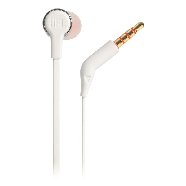 JBL T210 In-Ear Kopfhörer Mikrofon Pure Bass Flachkabel Ein-Tasten Bedienung 