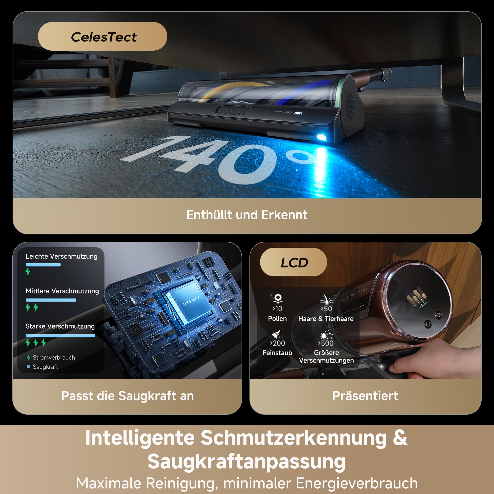 dreame V30 Pro Akku Staubsauger kabellos beutellos