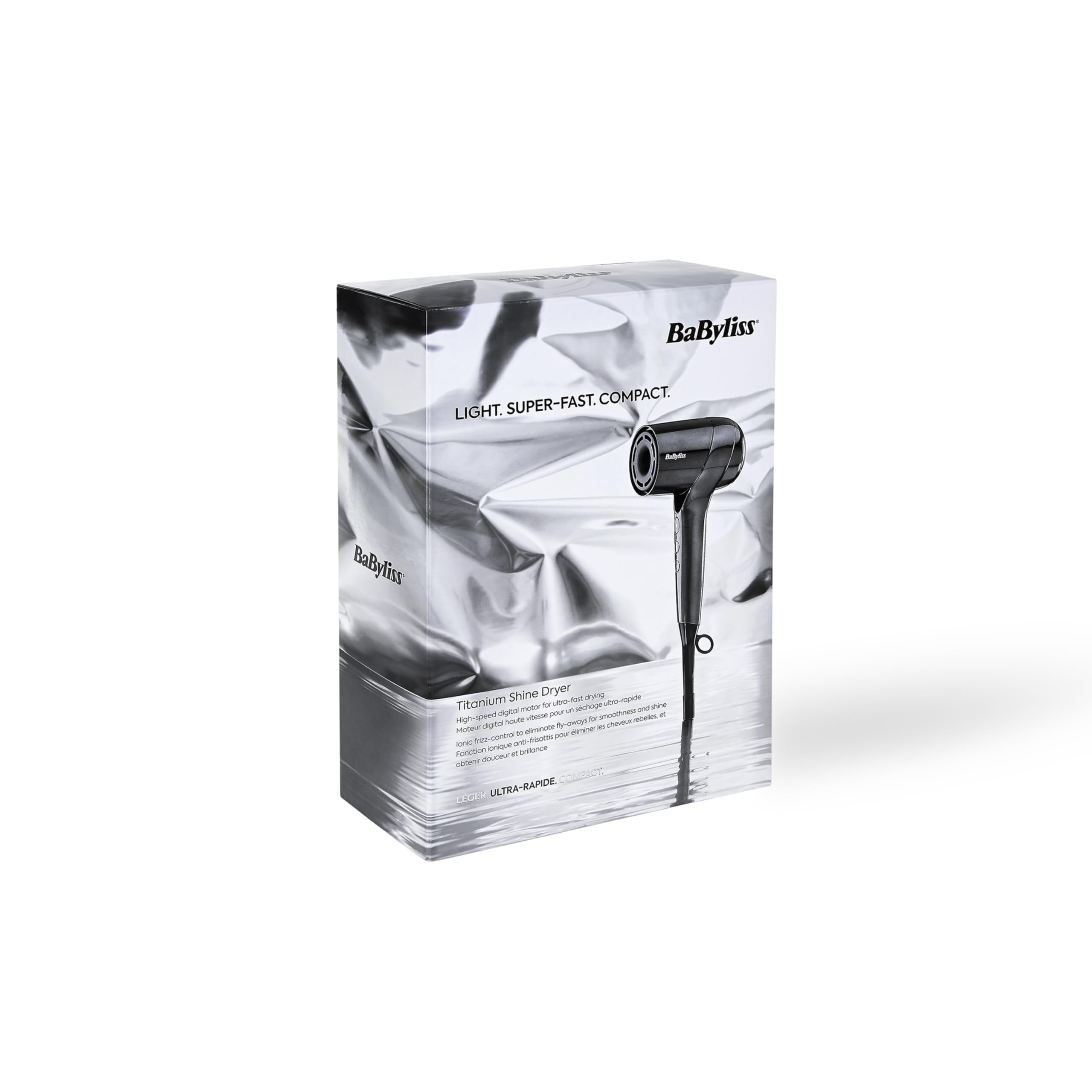 BaByliss Titanium Shine Haartrockner mit Diffusor