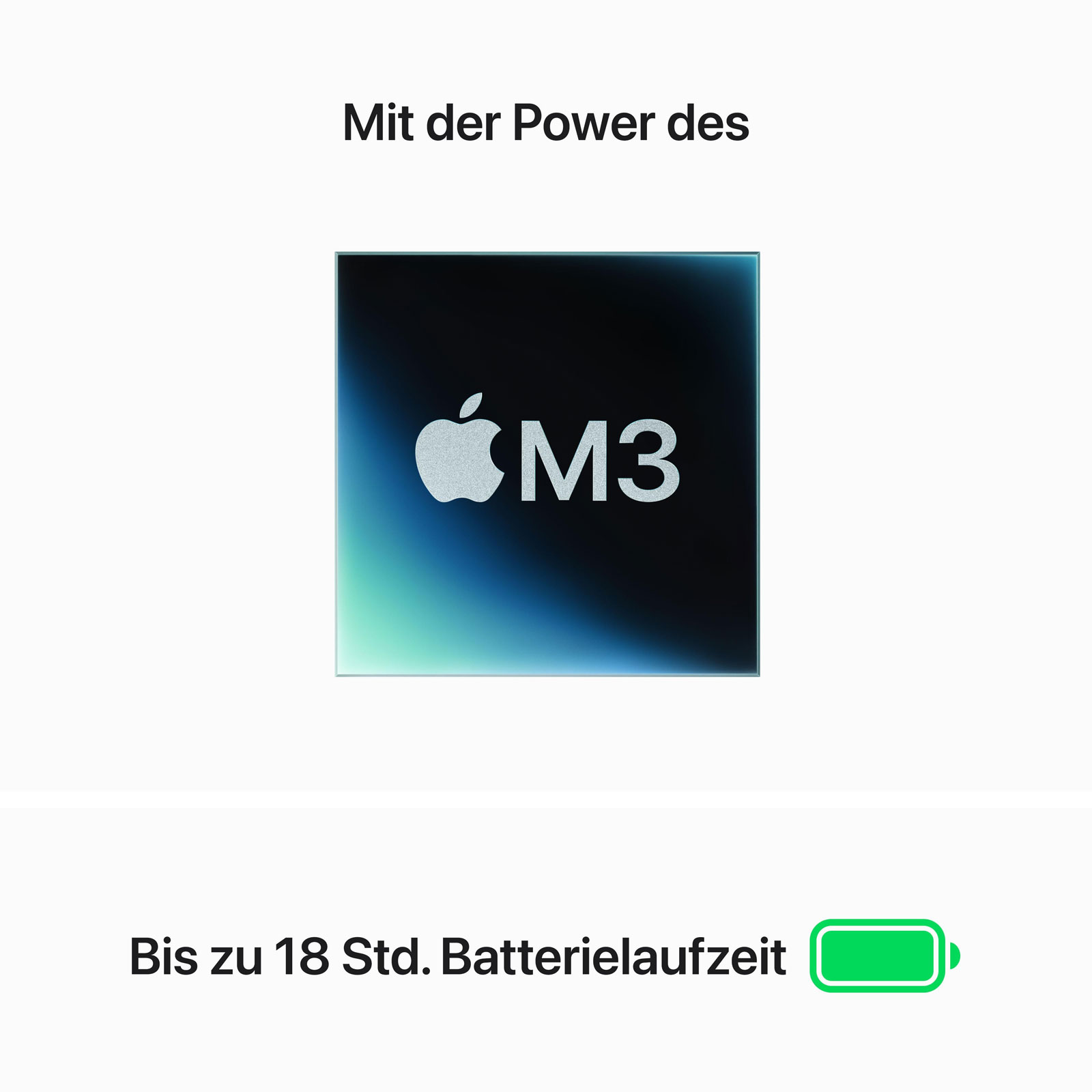 MacBook Air MacBook Air, 15 Zoll, 2024, Space Grau, M3, 8-Core CPU, 10-Core GPU, 24 GB, 1 TB SSD