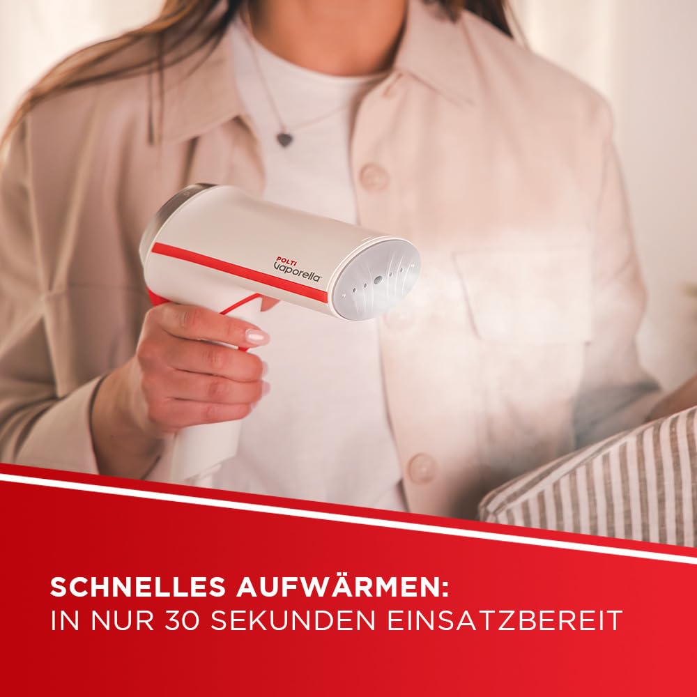 Polti Vaporella Vertical Styler GSM50R, tragbares vertikales Dampfbügeleisen