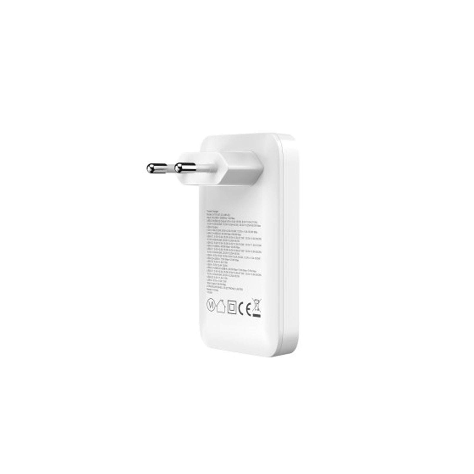 Felixx 65W GaN PD Reiselader Slim, USB-A + 2 USB-C Anschlüsse, weiß, inklusive 100W PD USB-C Kabel