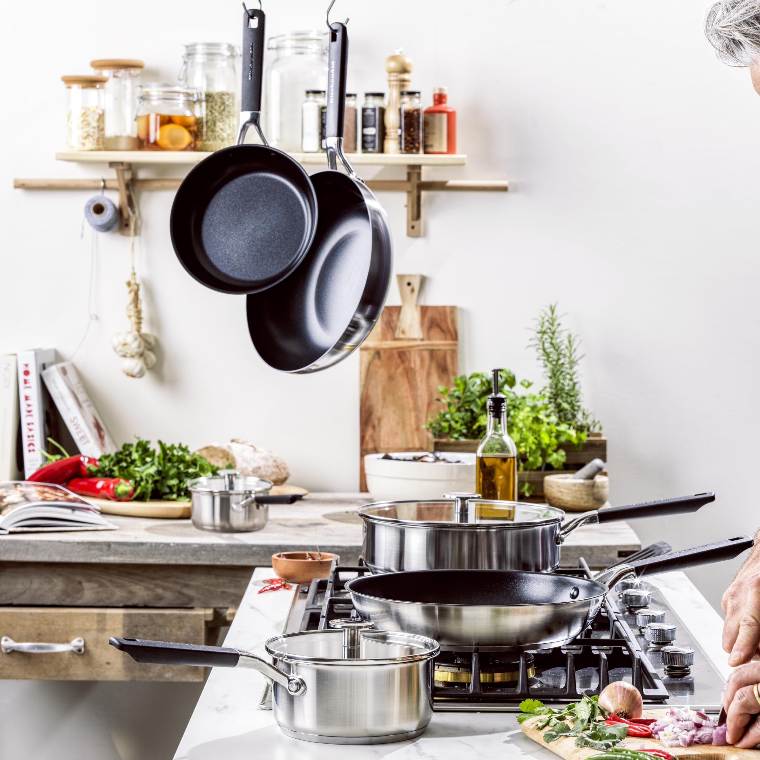 KIT CC005705-001 Wok 28cm Edelstahl