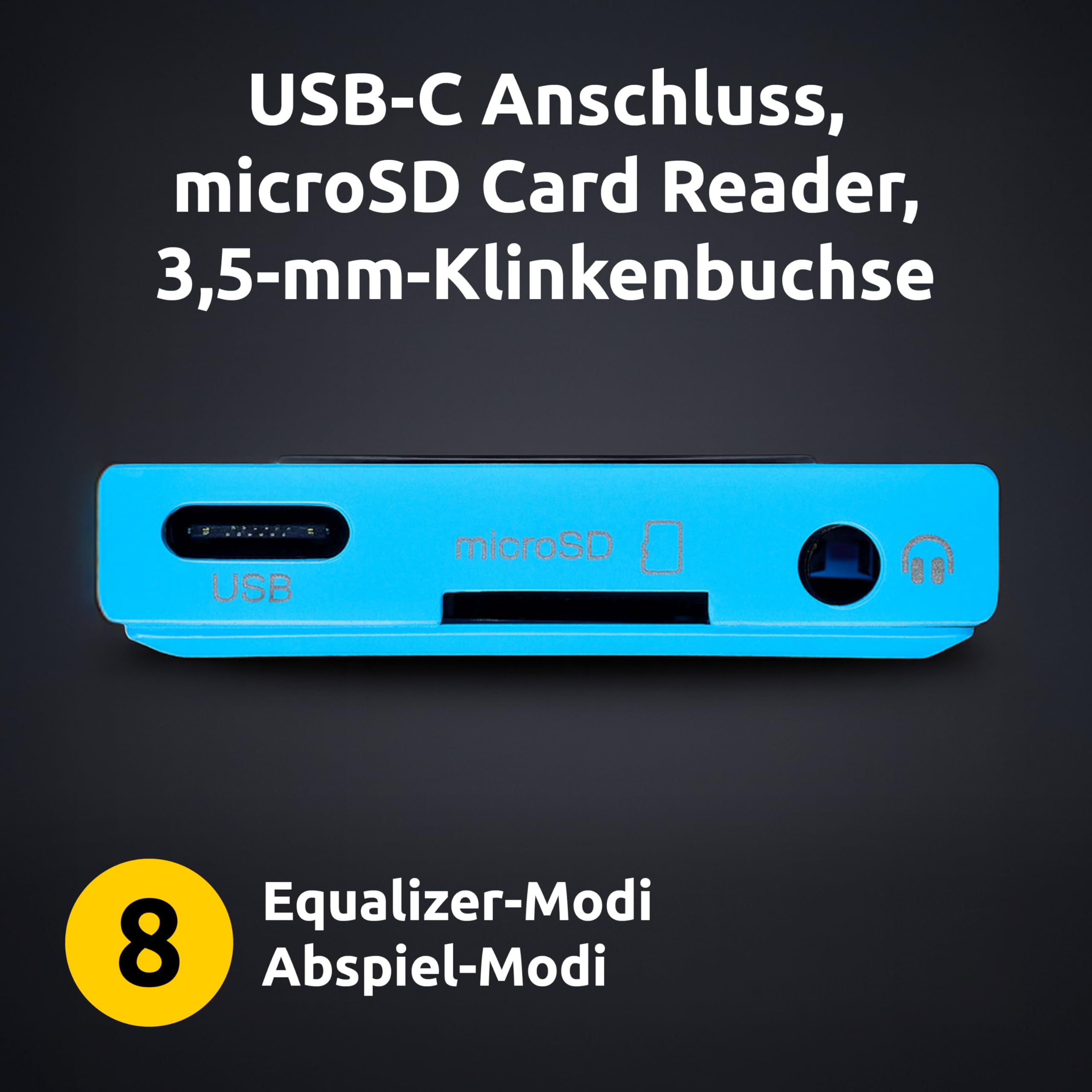 Intenso Video Scooter BT MP3 Player mit Bluetooth 5.0, 1,8 Zoll Farbdisplay