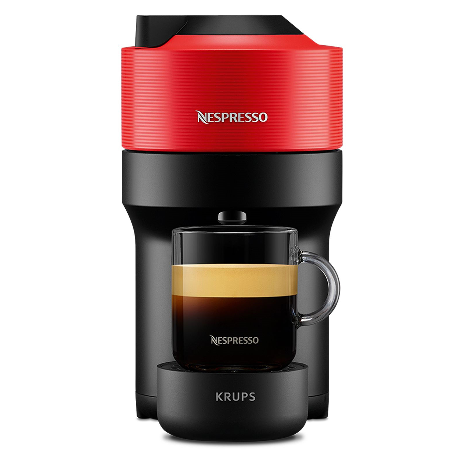 Krups XN9205.22 Vertou Pop Red inkl. Nestlé Nespresso Geschenk-Set Recycling Behälter + Travel Mug  und Aerocchino 3