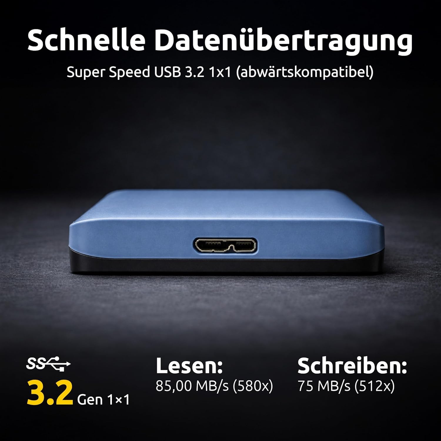 Intenso Memory Safe 2 TB Tragbare Externe Festplatte