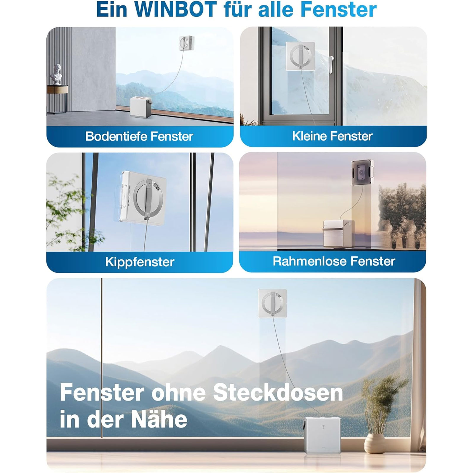 ECOVACS Winbot W2 Omni Fensterputzroboter