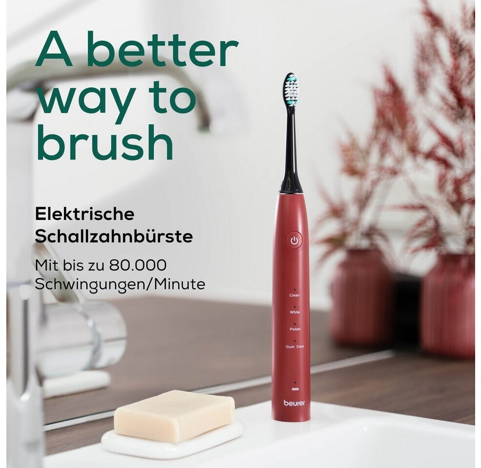BEURER SC 30 Limited Edition Schallzahnbürste Cherry Red