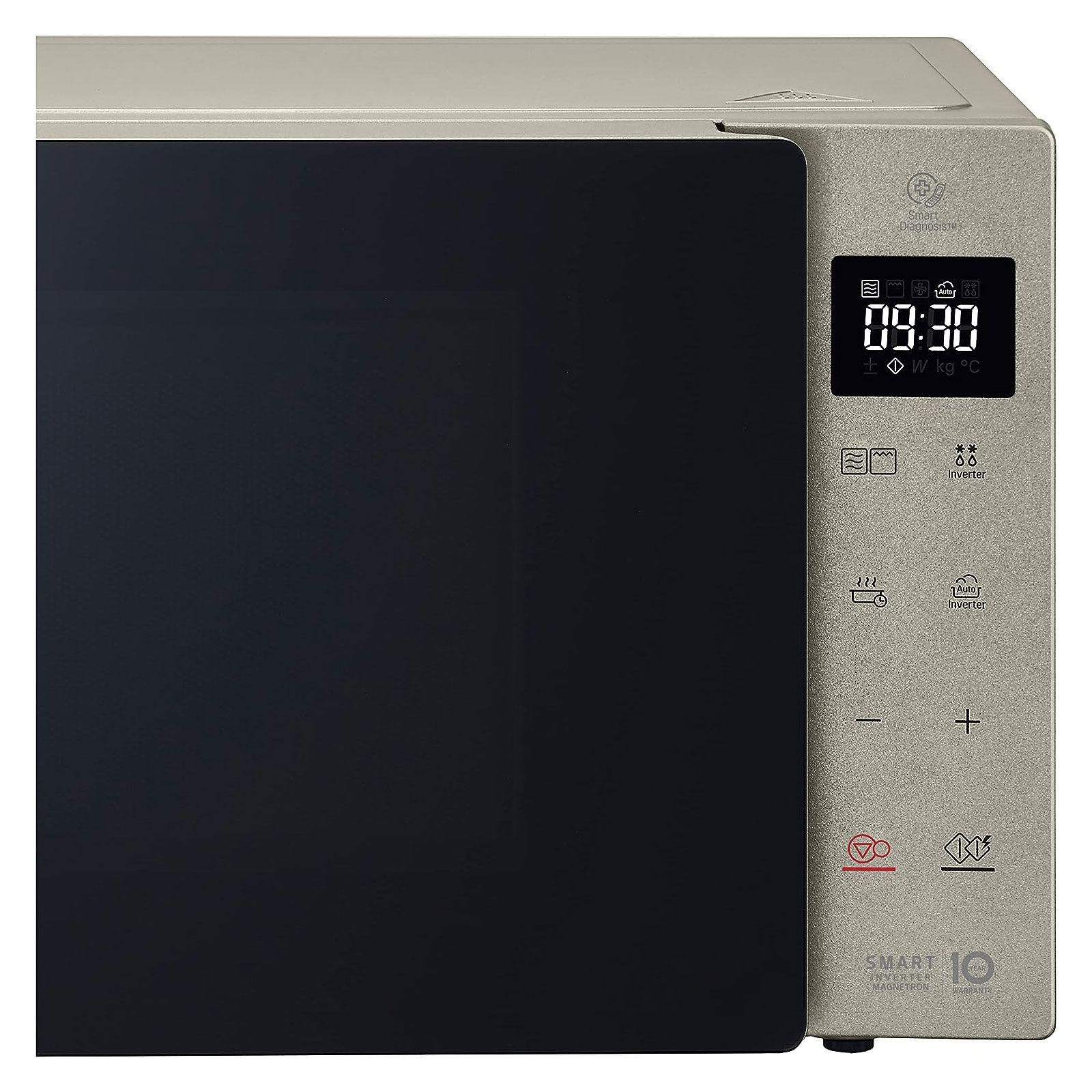 LG Electronics MH6535NBS Mikrowelle mit Grill  Smart Inverter Technologie 1000 W  25 L