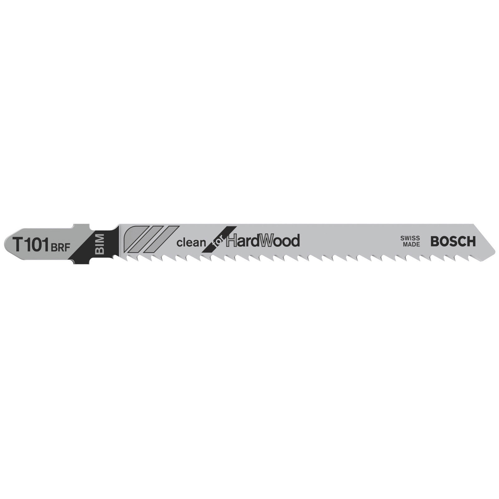 Bosch Professional Stichsaegeblatt T 101 BRF Clean for Hard Wood, 5er-Pack